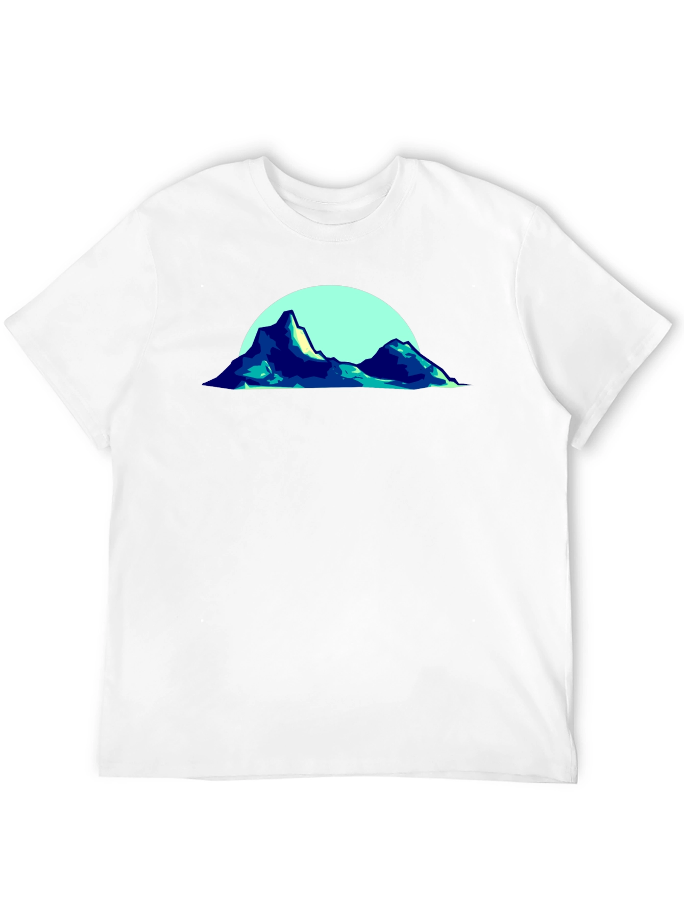 Mountainscape Graphic Black T-Shirt