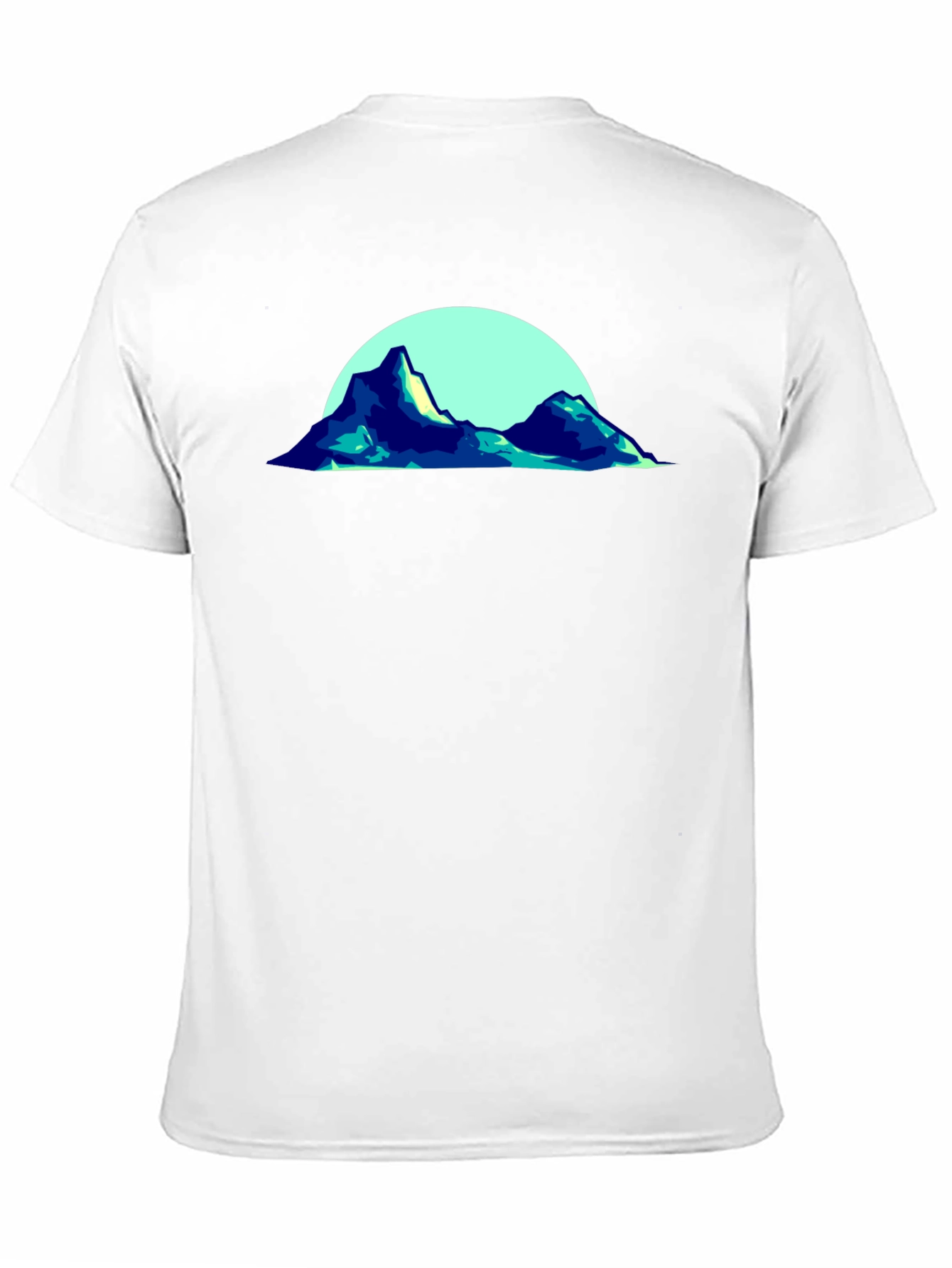 Mountainscape Graphic Black T-Shirt