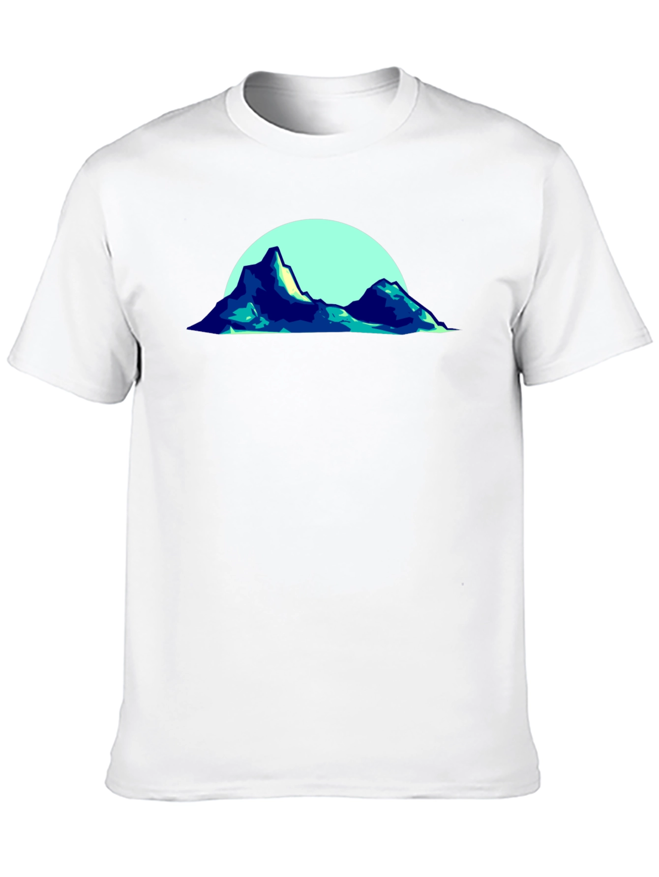 Mountainscape Graphic Black T-Shirt