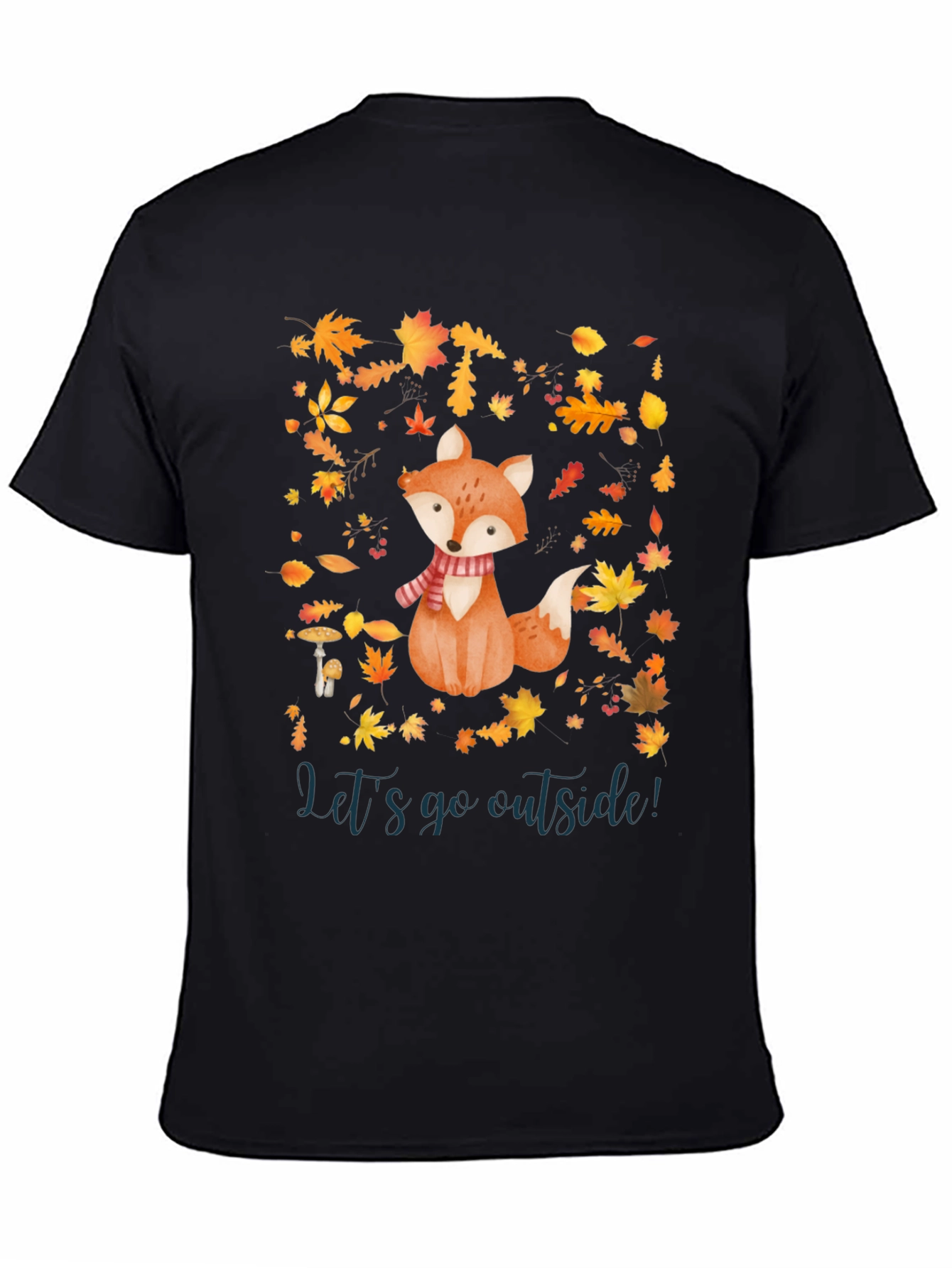 Fall Fox T-Shirt - Lets Go Outside!