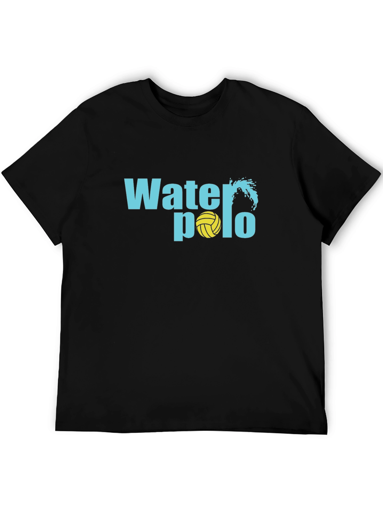 Water Polo Graphic Black T-Shirt
