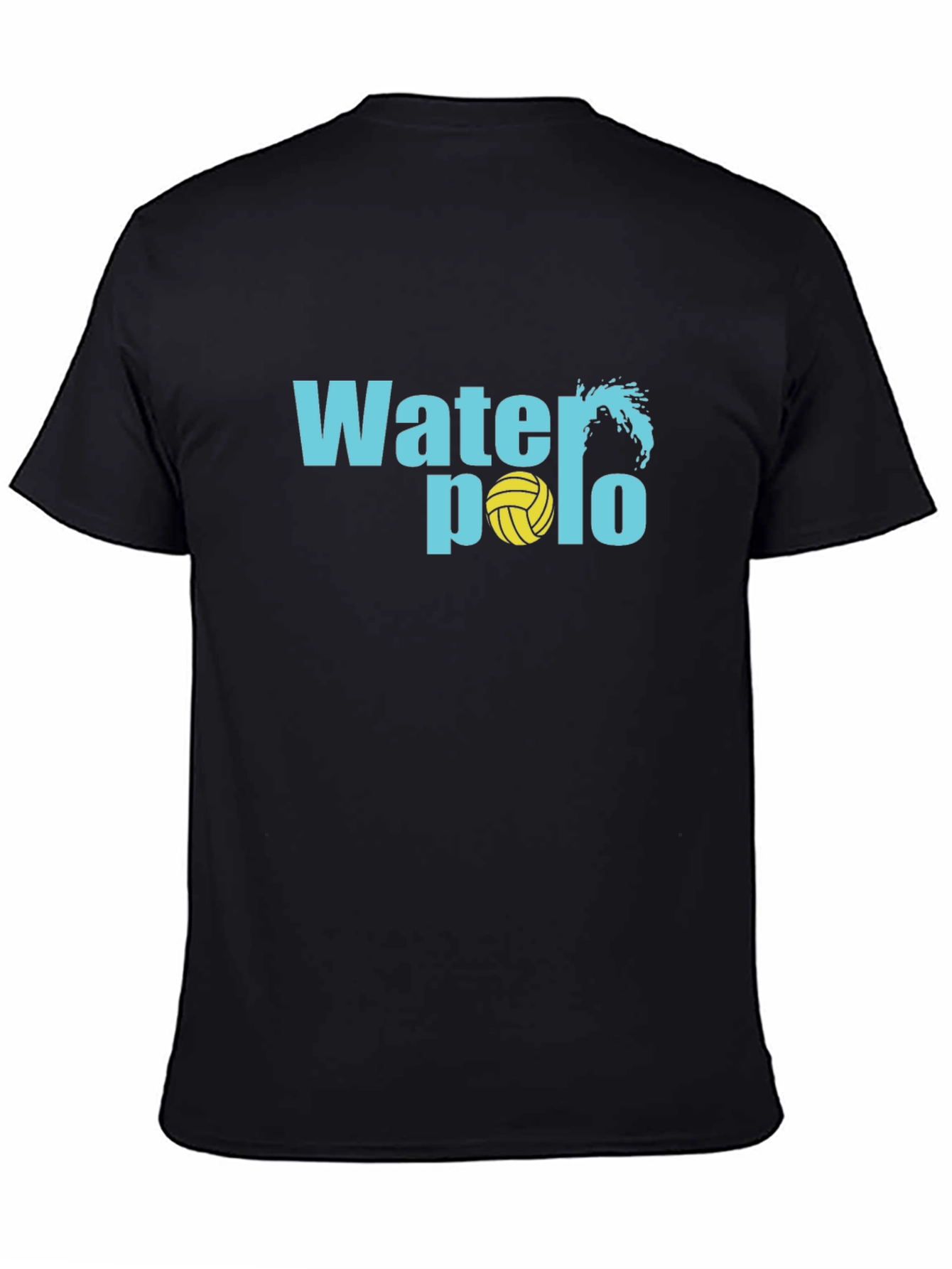Water Polo Graphic Black T-Shirt