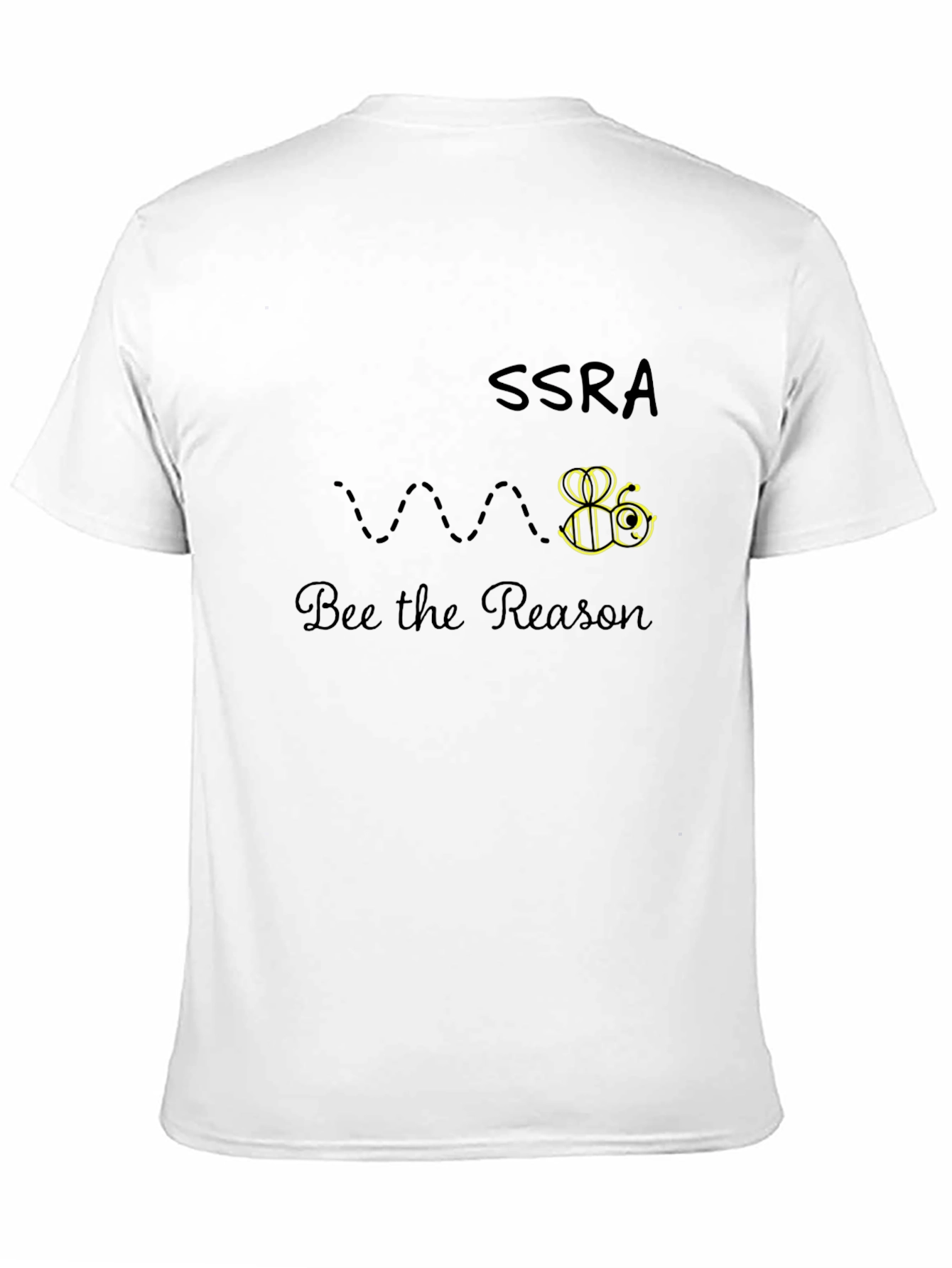 SSRA Bee the Reason Black Graphic Tee