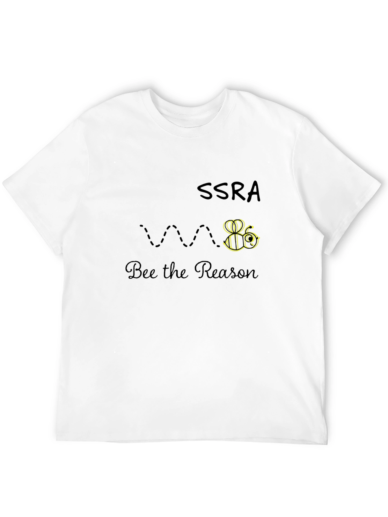 SSRA Bee the Reason Black Graphic Tee