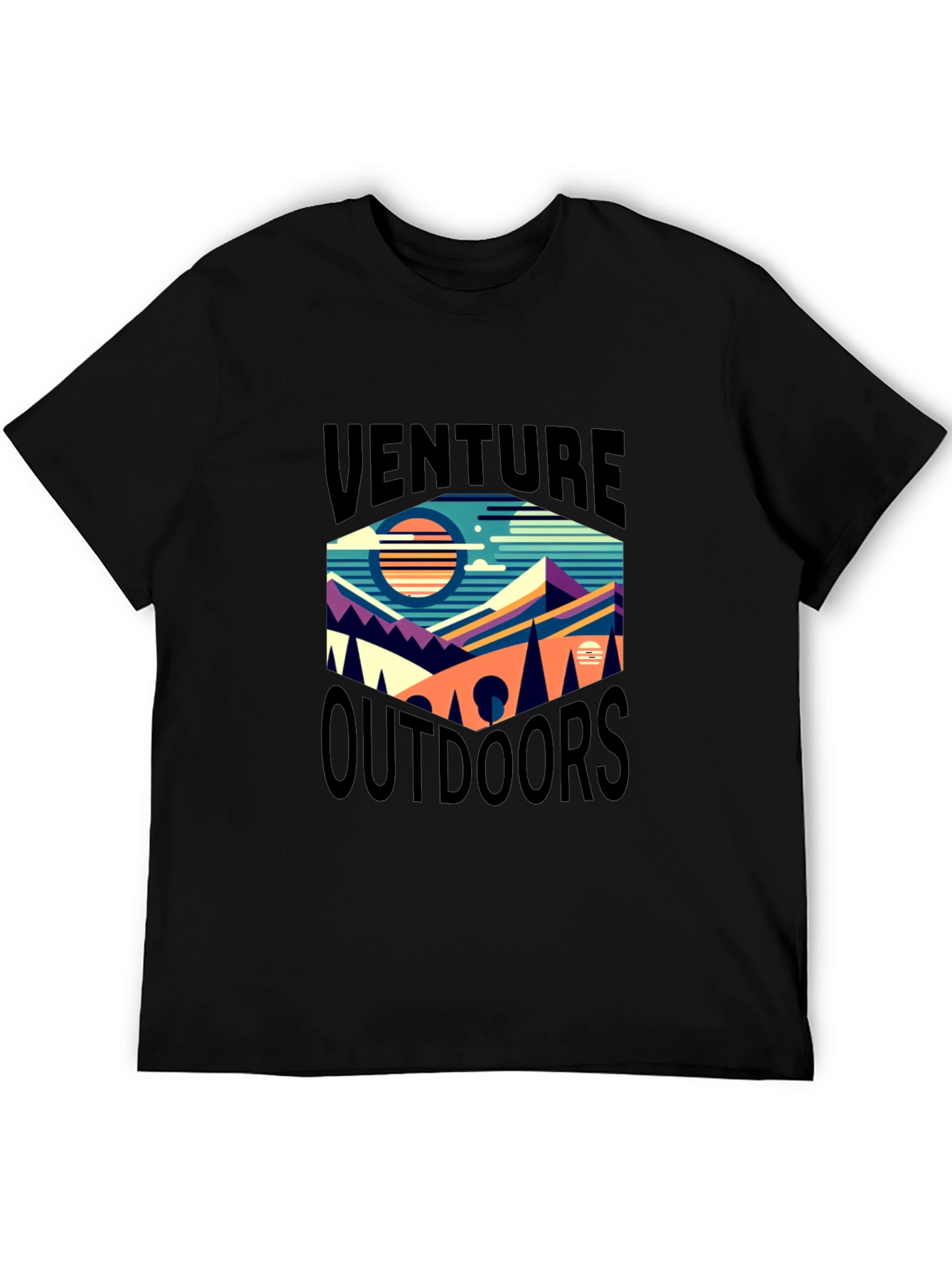 Venture Outdoors Graphic Tee - Black