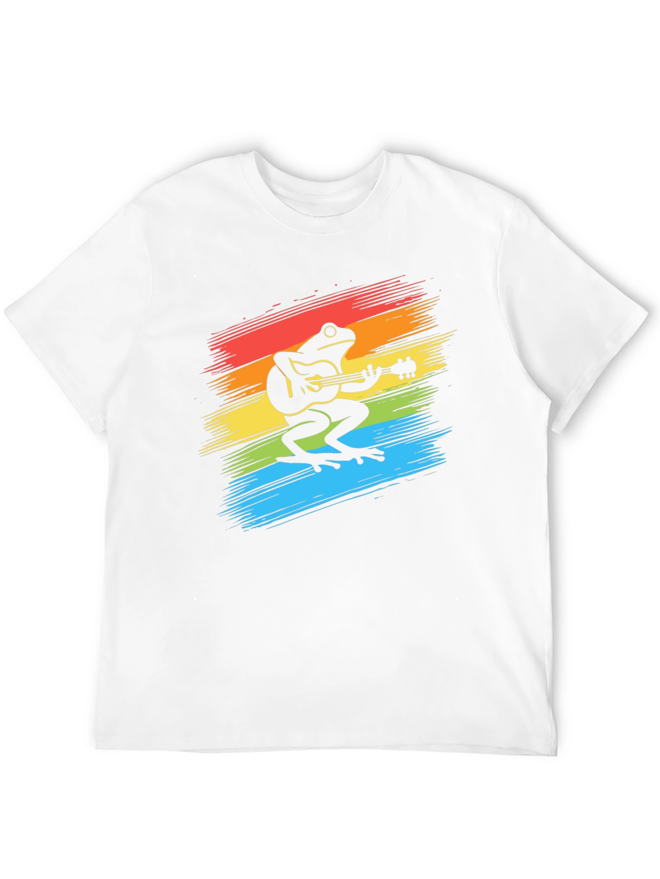 Frog Guitarist Graphic Tee - Black T-Shirt