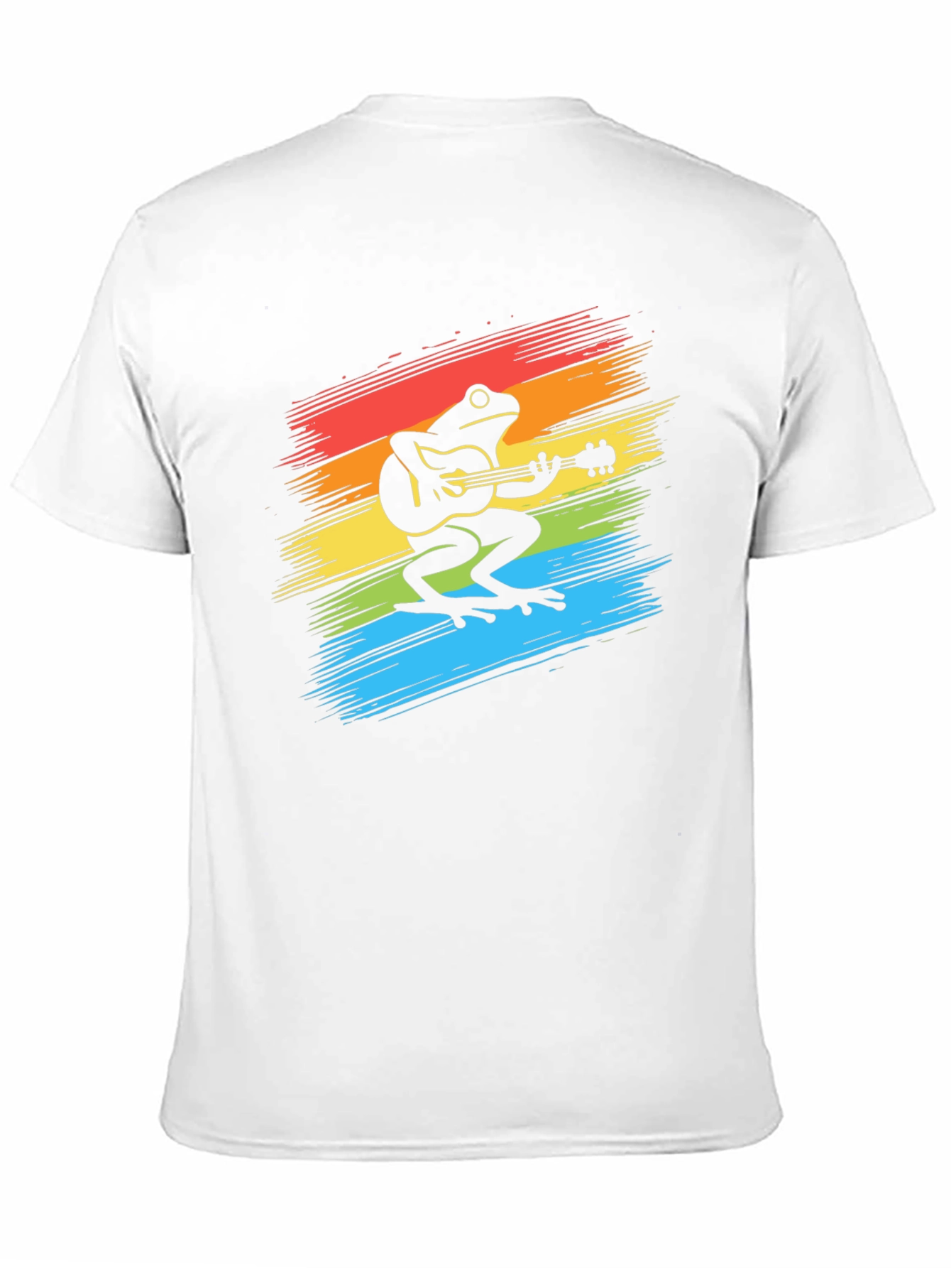 Frog Guitarist Graphic Tee - Black T-Shirt