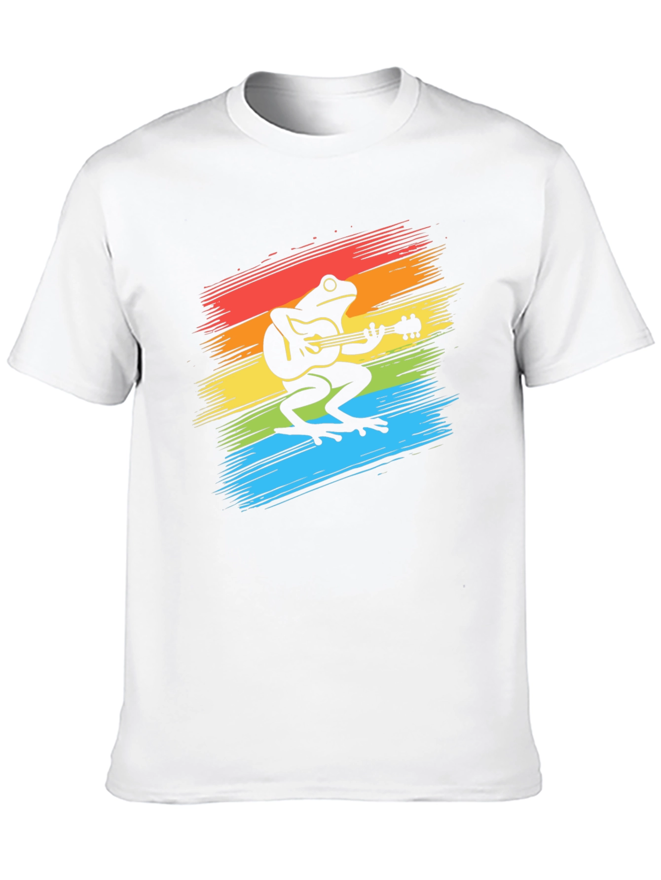 Frog Guitarist Graphic Tee - Black T-Shirt