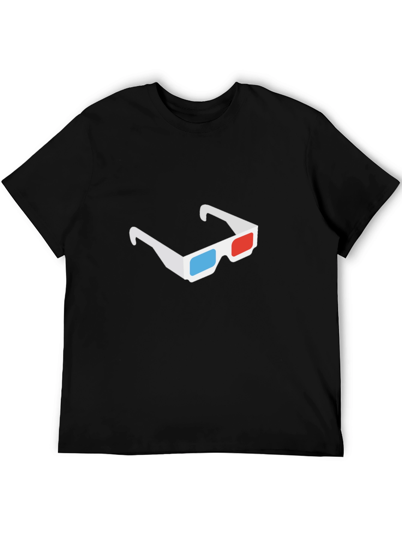 3D Glasses Graphic Tee - Modern Style