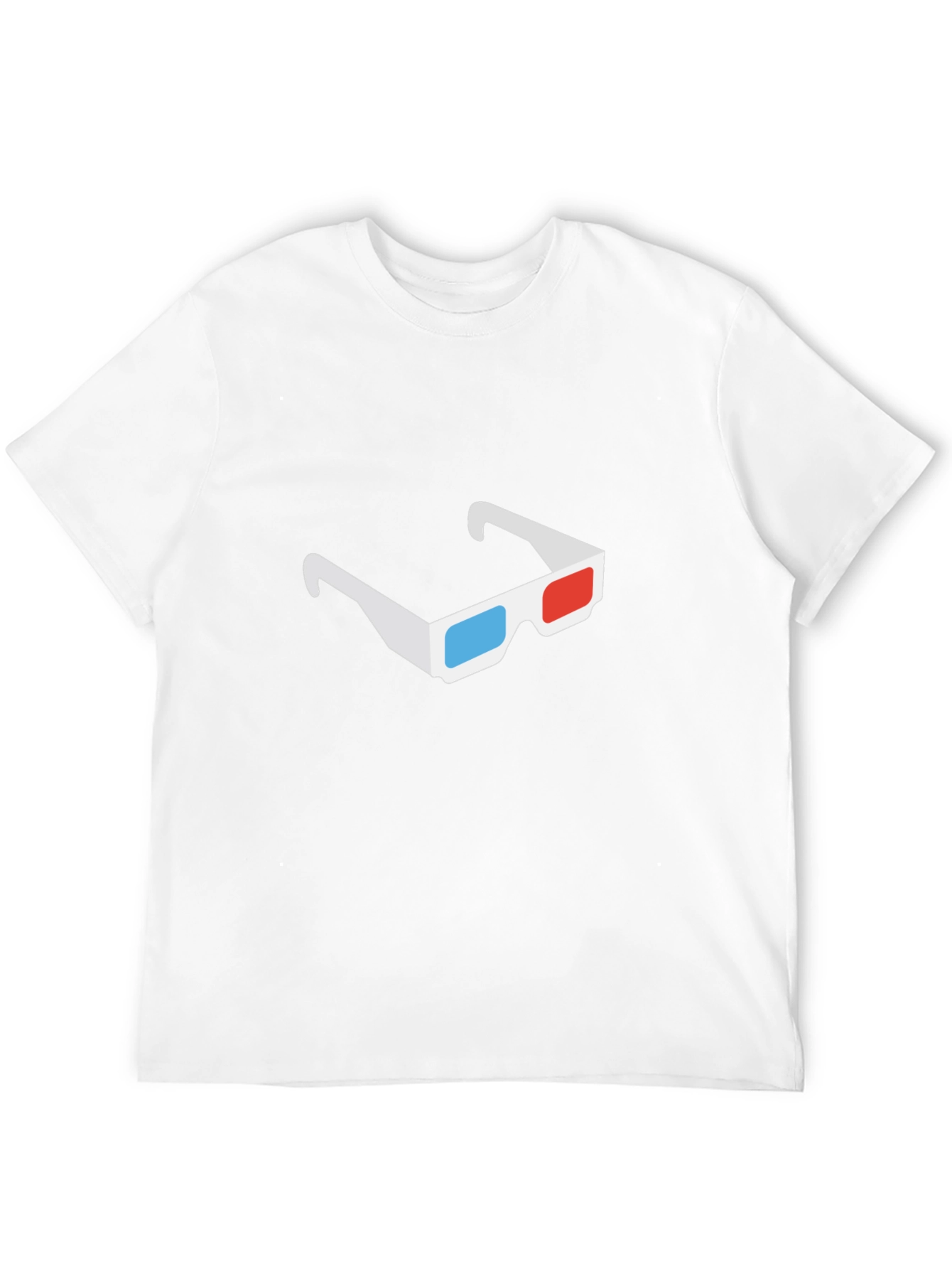 3D Glasses Graphic Tee - Modern Style
