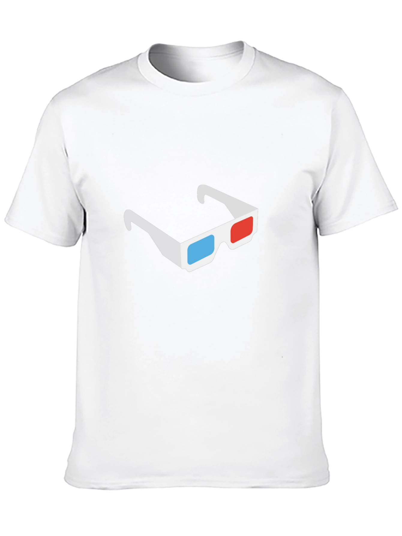 3D Glasses Graphic Tee - Modern Style