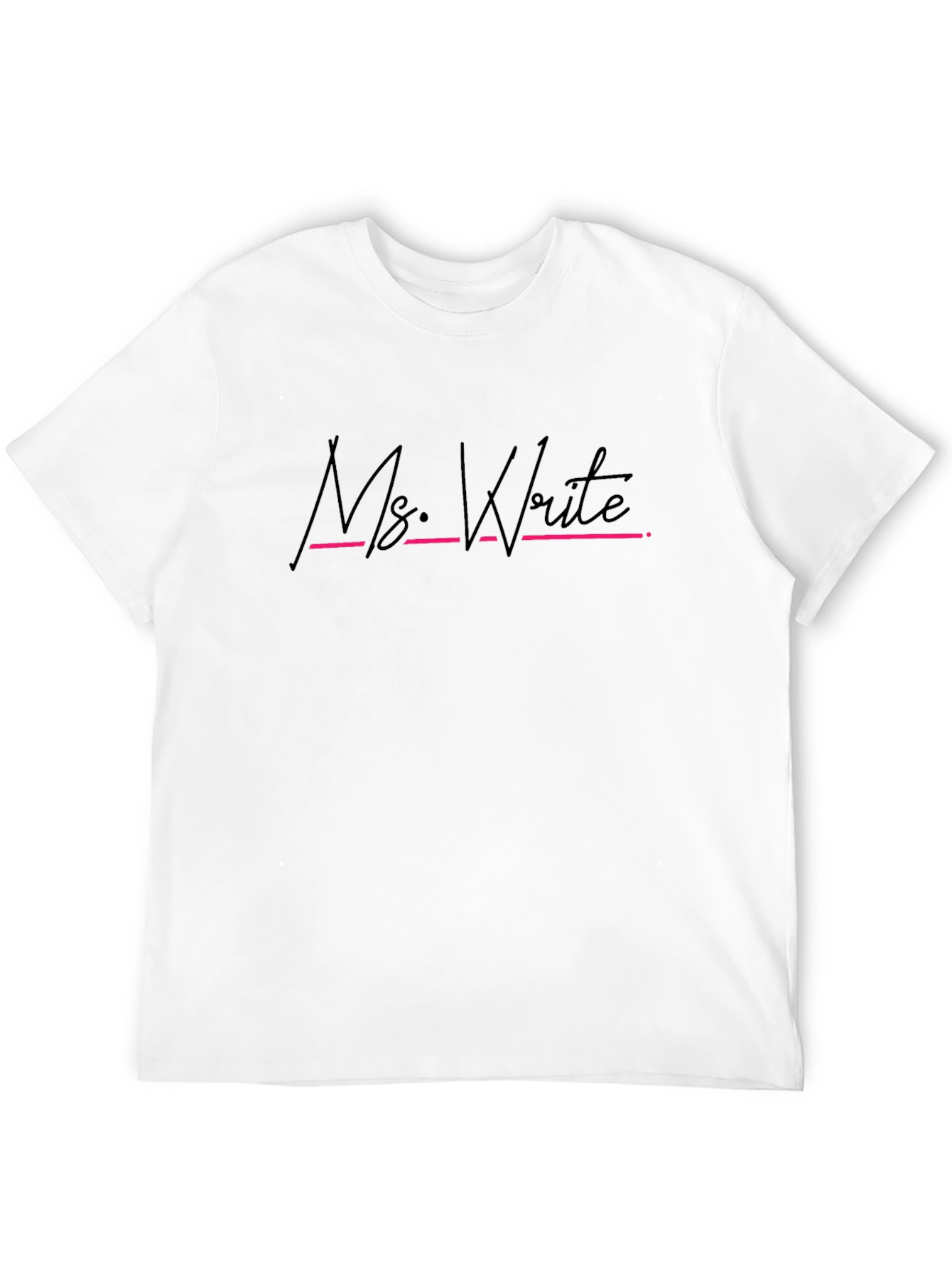 Ms. Write Black Graphic Tee