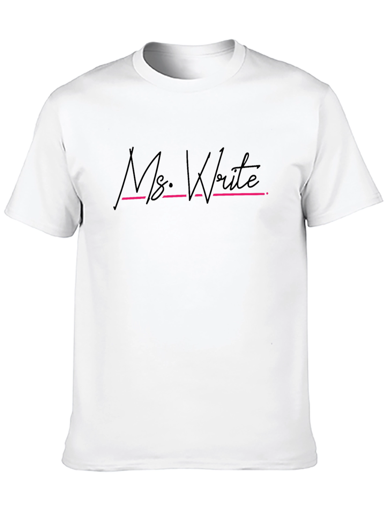 Ms. Write Black Graphic Tee