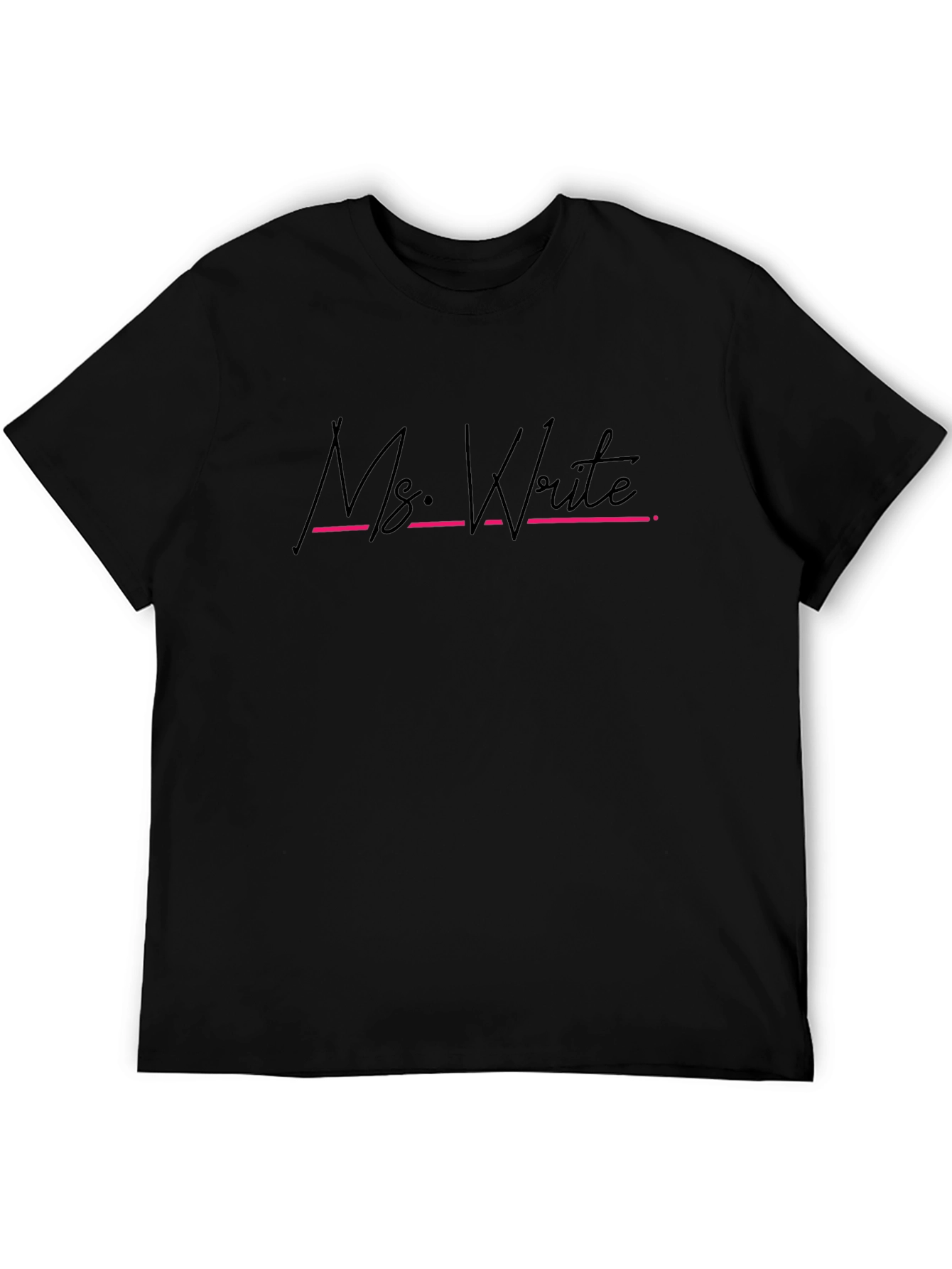Ms. Write Black Graphic Tee
