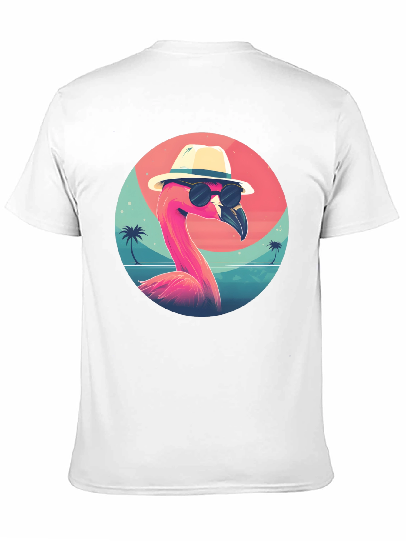 Cool Flamingo T-Shirt - Tropical Vacation Ready