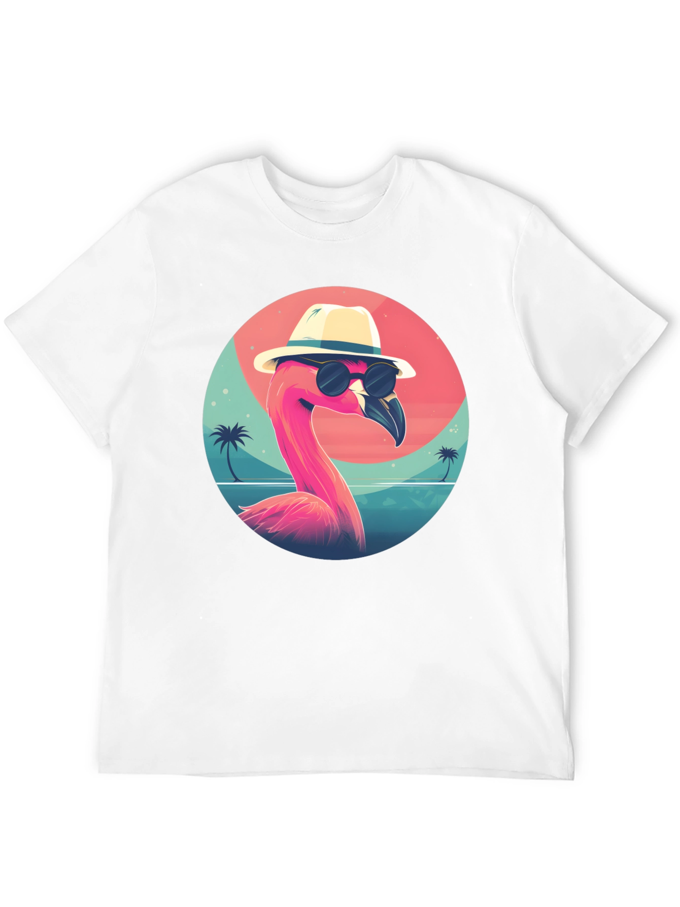 Cool Flamingo T-Shirt - Tropical Vacation Ready