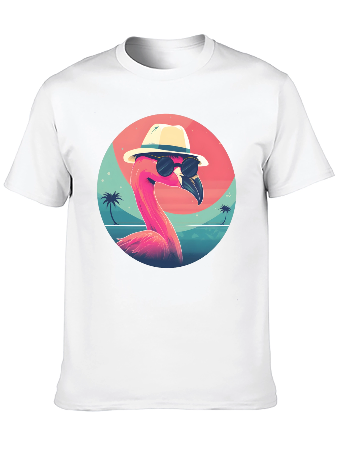 Cool Flamingo T-Shirt - Tropical Vacation Ready
