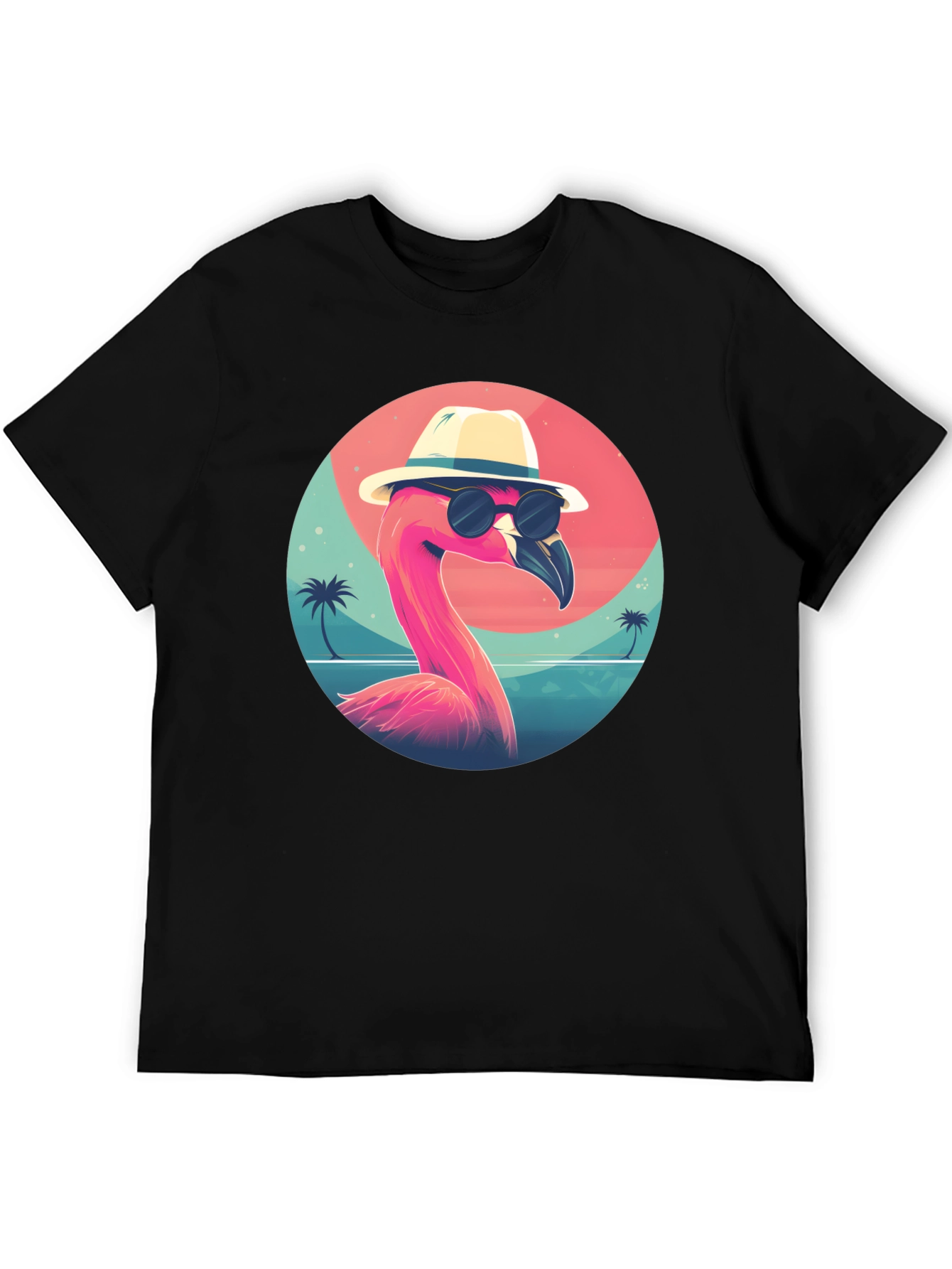 Cool Flamingo T-Shirt - Tropical Vacation Ready
