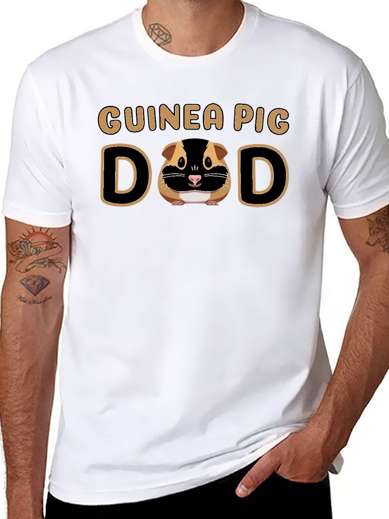 Guinea Pig Dad Graphic Tee