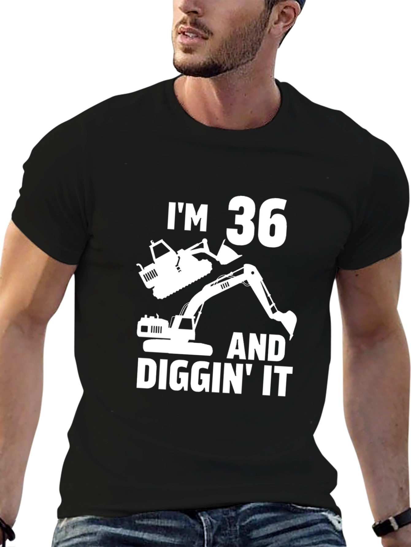 Im 36 And Diggin It Birthday T-Shirt