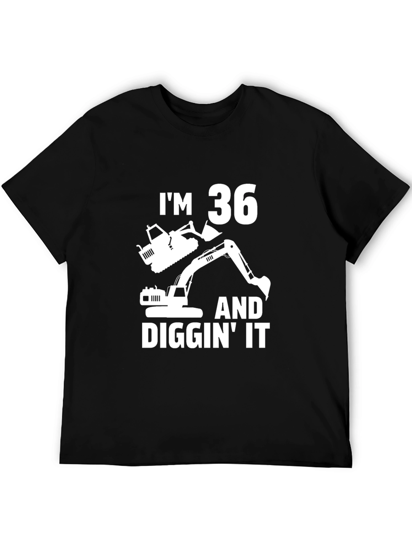 Im 36 And Diggin It Birthday T-Shirt