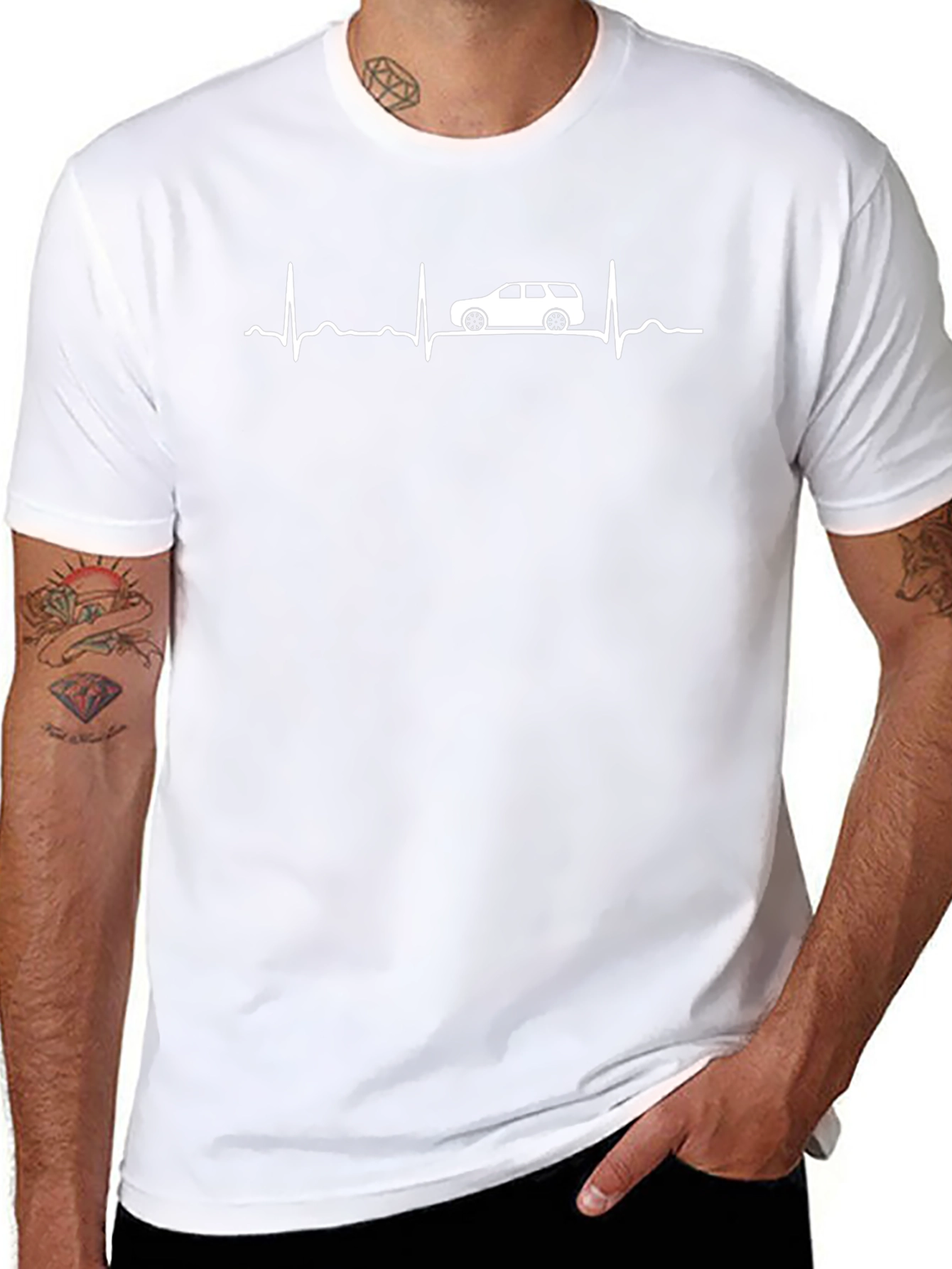 Car Heartbeat T-Shirt - Auto Enthusiast Tee