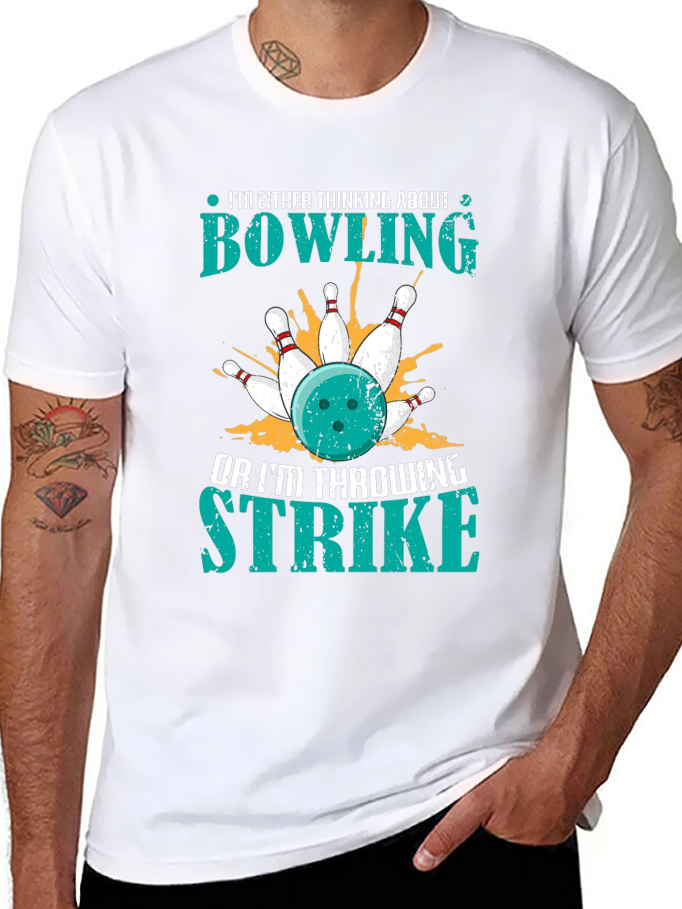 Bowling Strike T-Shirt - Gift for Bowling Lovers