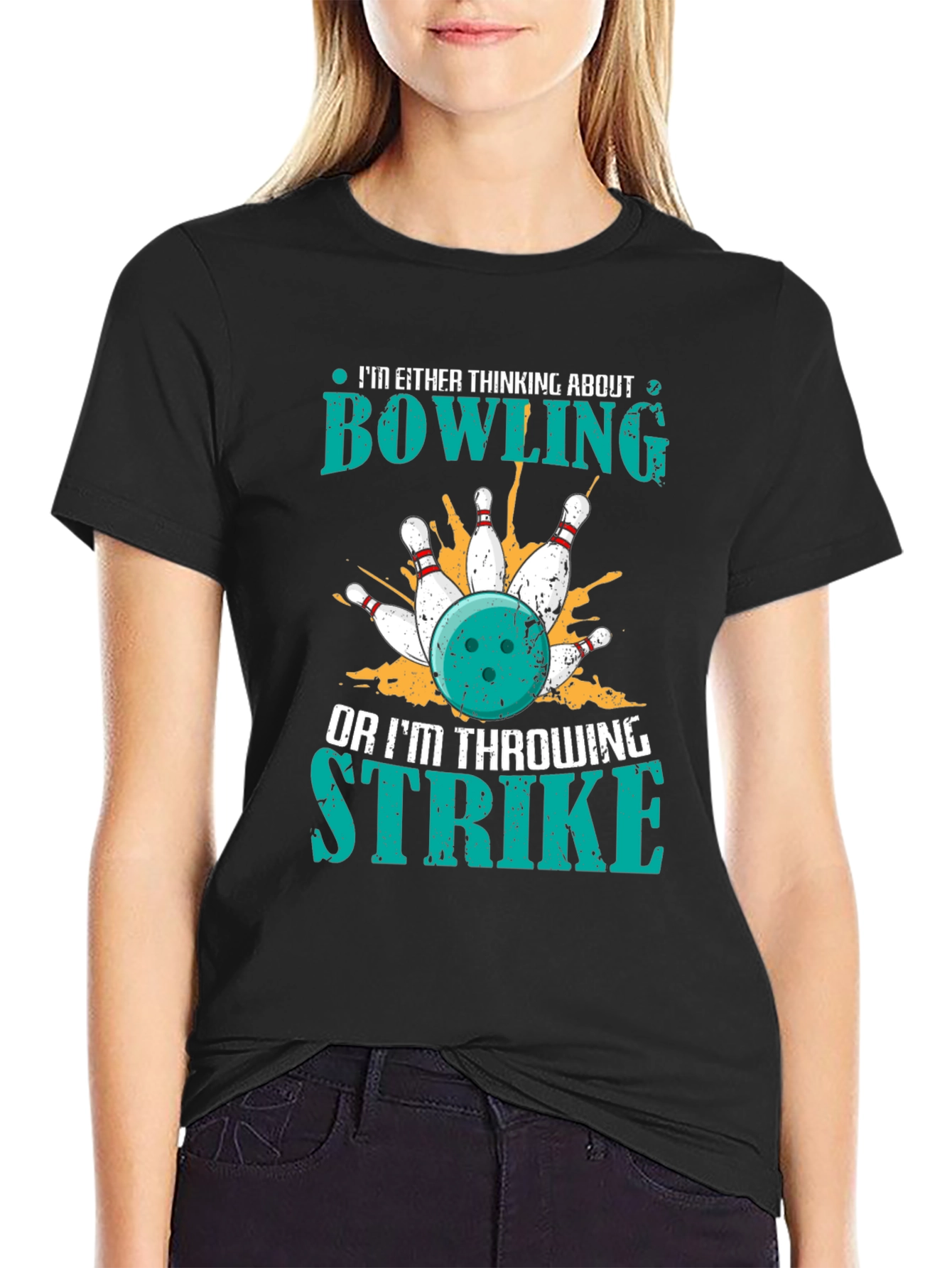 Bowling Strike T-Shirt - Gift for Bowling Lovers