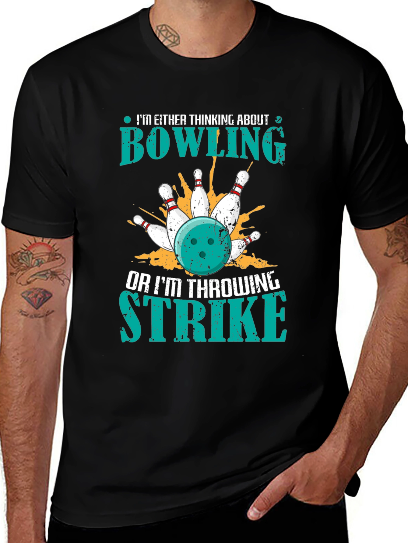 Bowling Strike T-Shirt - Gift for Bowling Lovers