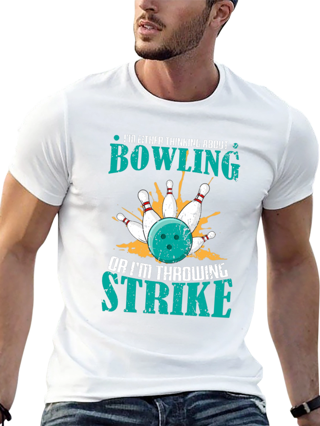 Bowling Strike T-Shirt - Gift for Bowling Lovers