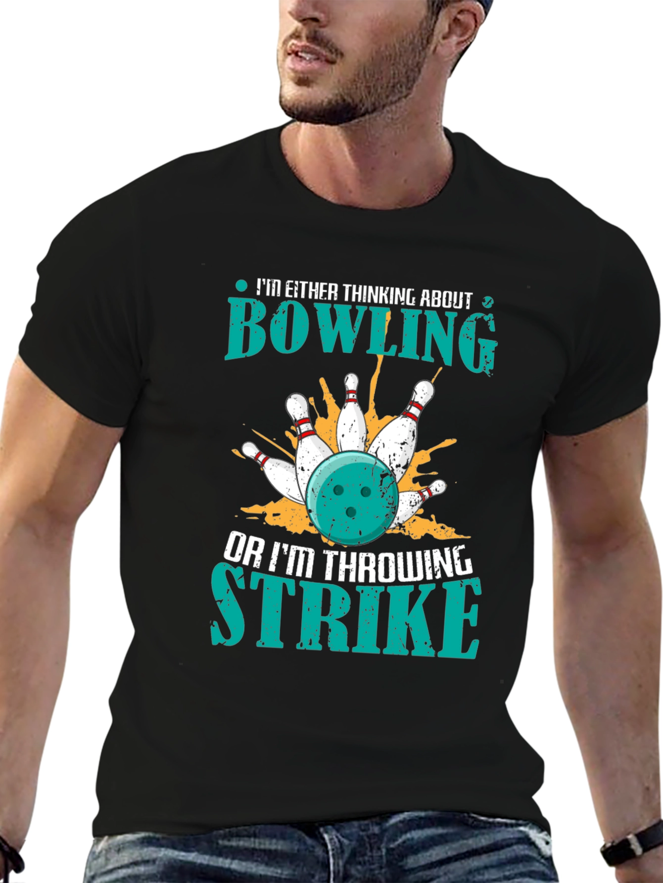 Bowling Strike T-Shirt - Gift for Bowling Lovers