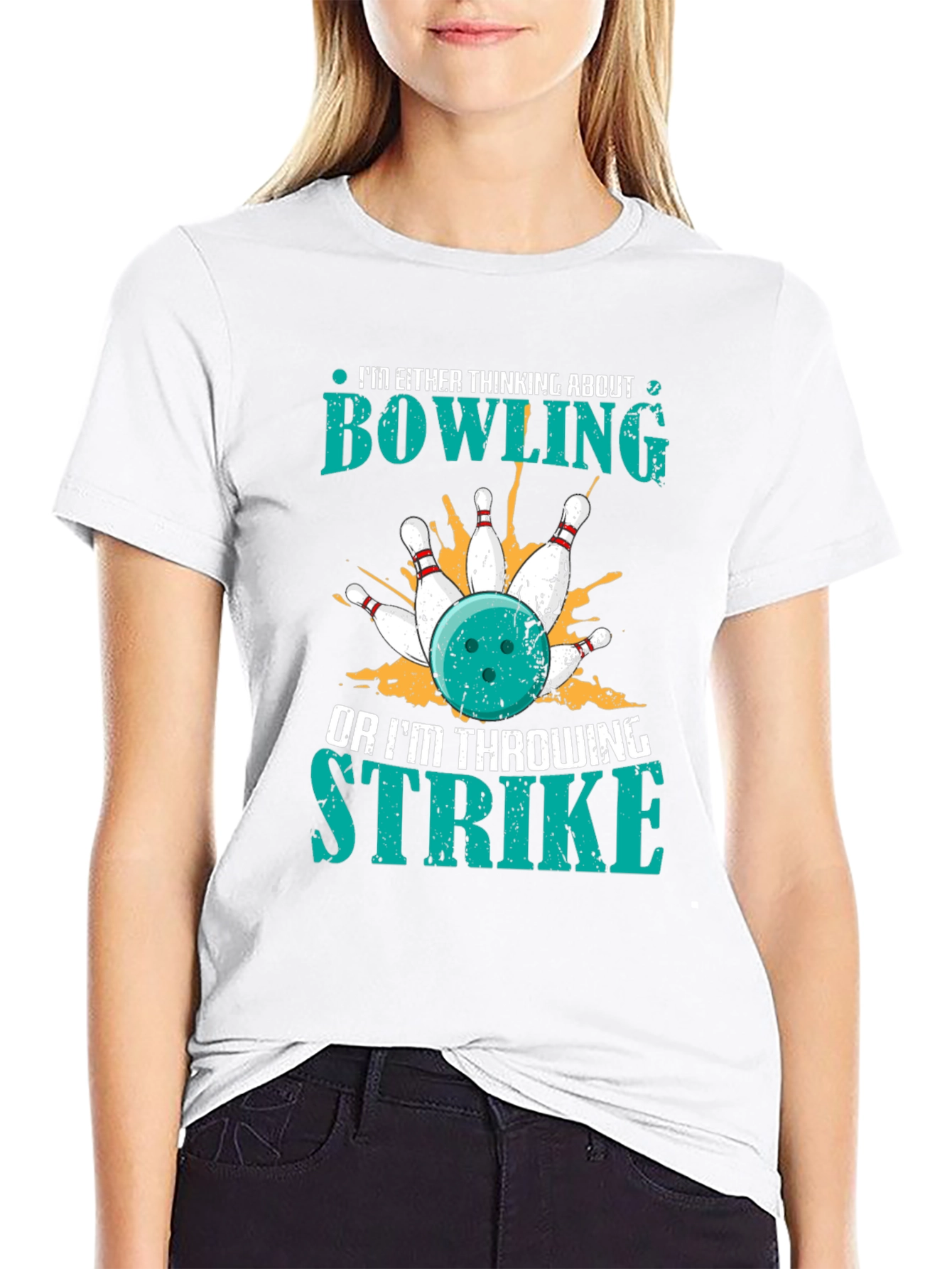 Bowling Strike T-Shirt - Gift for Bowling Lovers