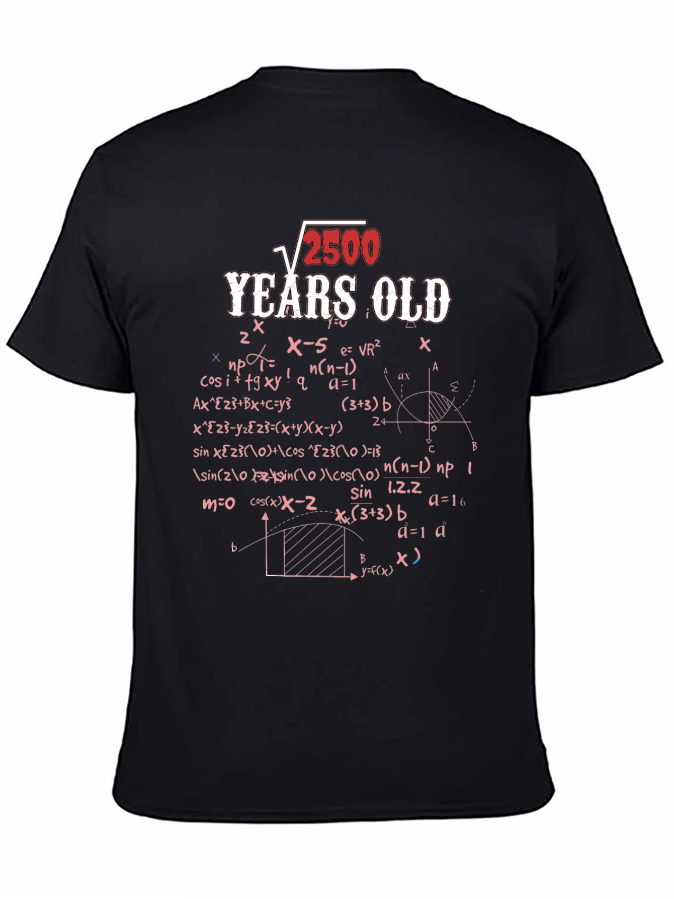 50th Birthday Math Formula T-Shirt - Funny Gift