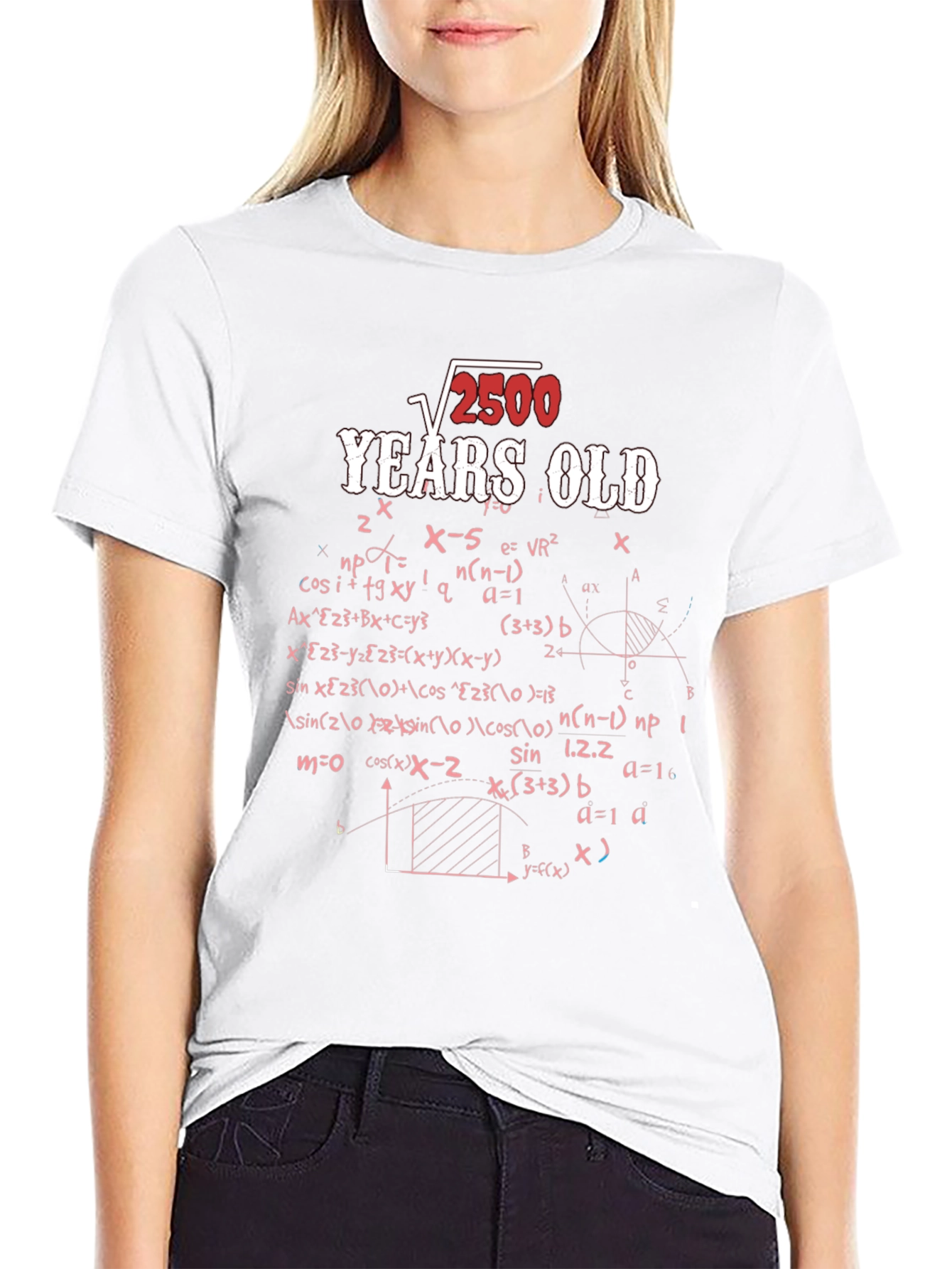 50th Birthday Math Formula T-Shirt - Funny Gift