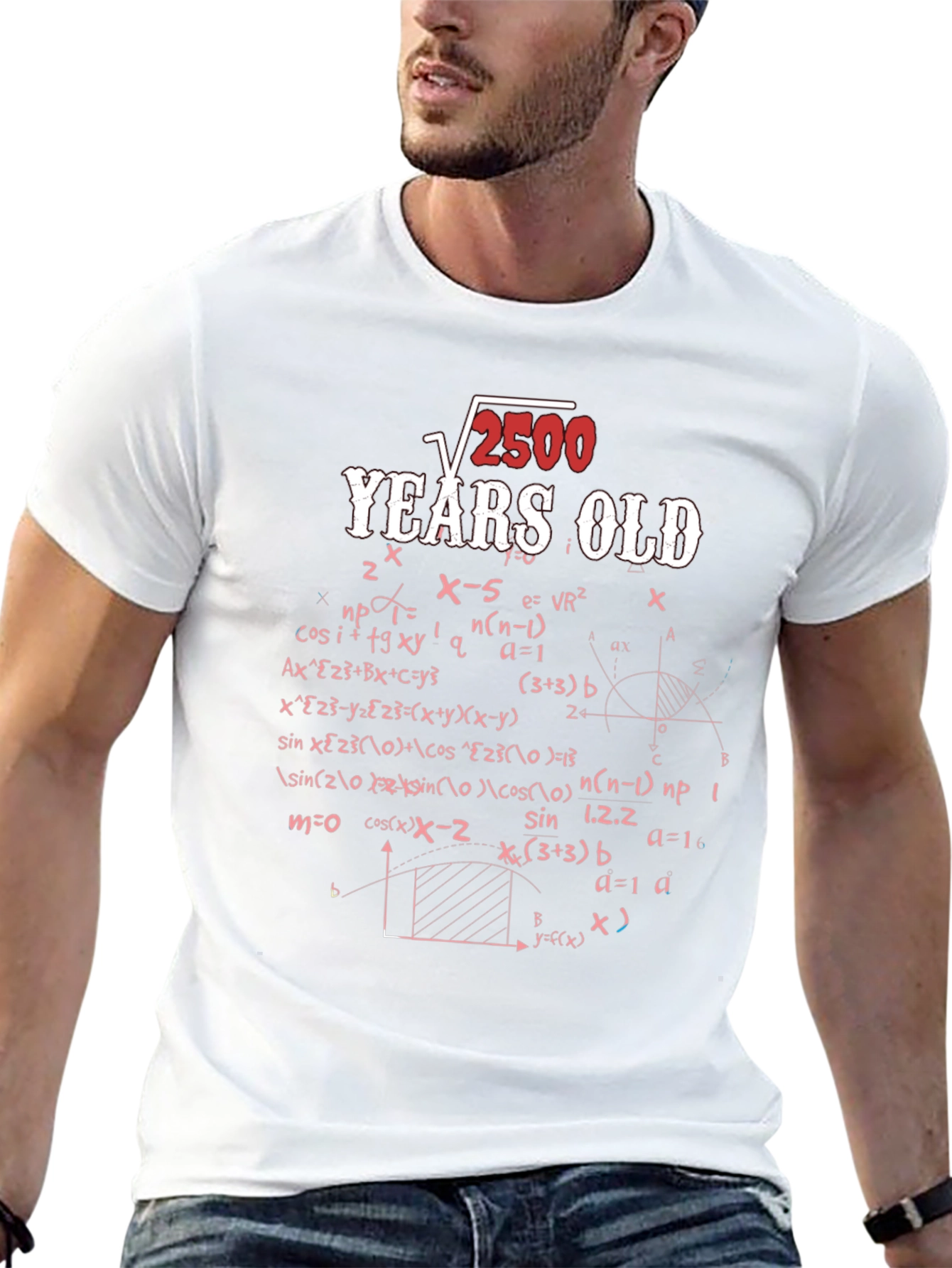 50th Birthday Math Formula T-Shirt - Funny Gift