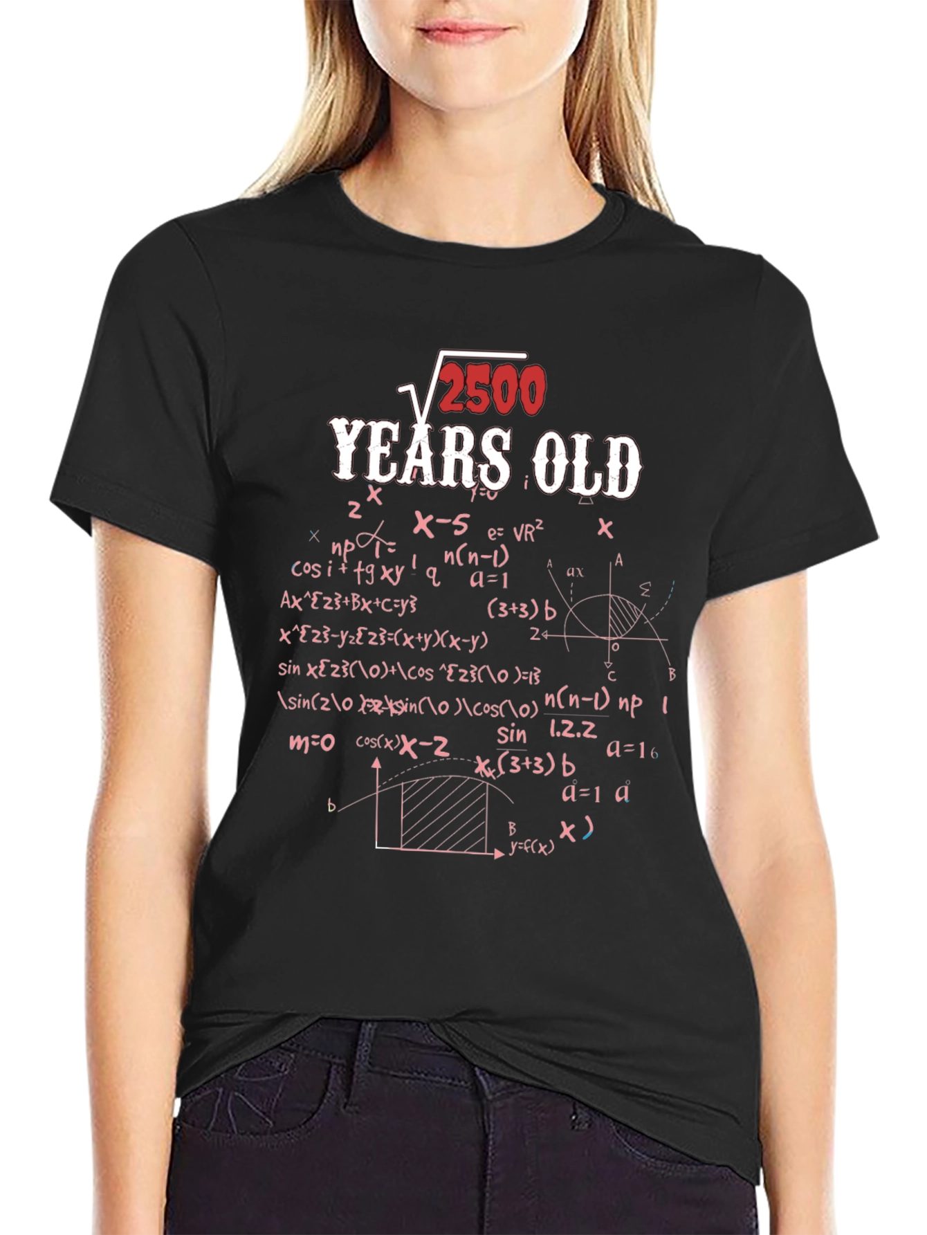 50th Birthday Math Formula T-Shirt - Funny Gift