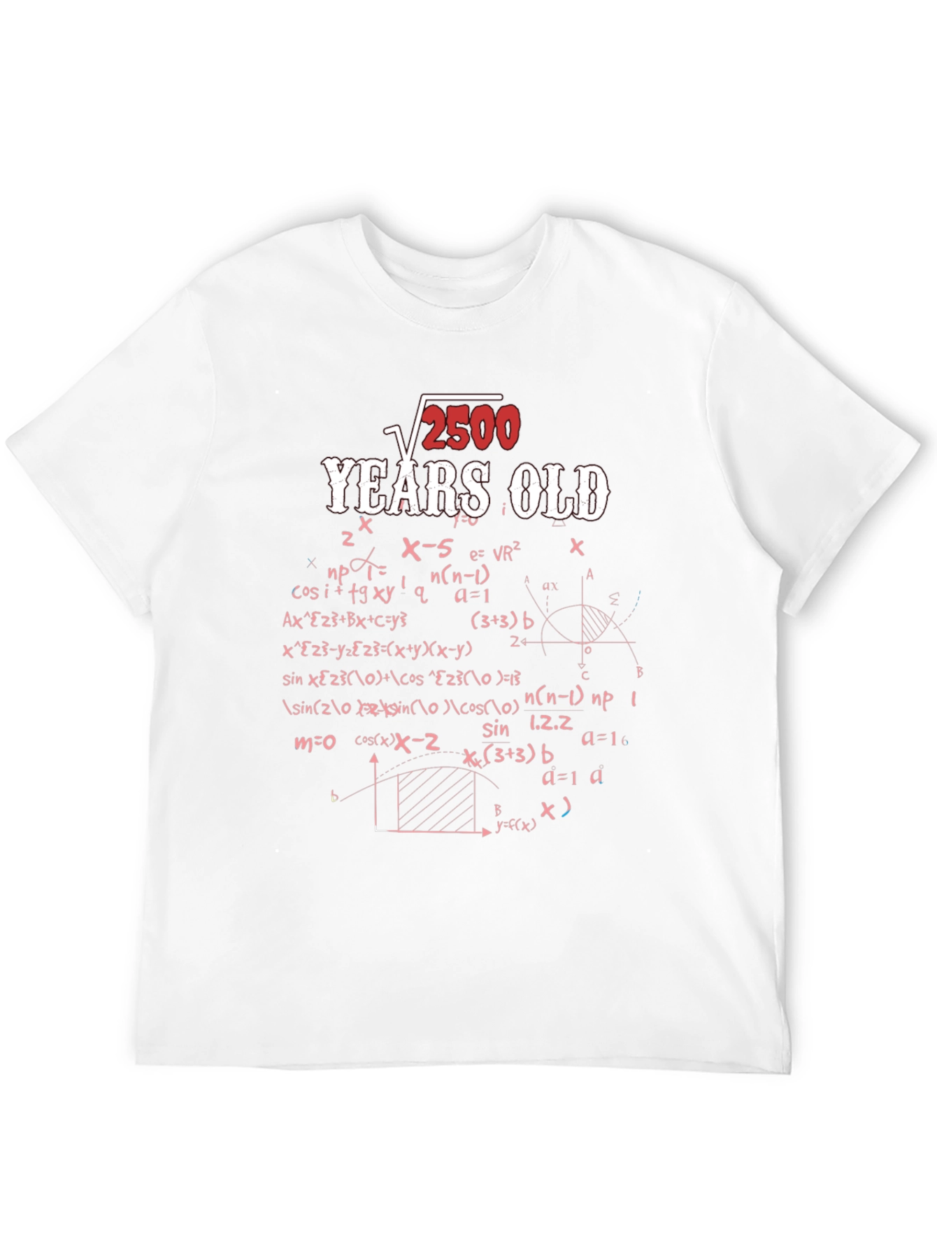 50th Birthday Math Formula T-Shirt - Funny Gift