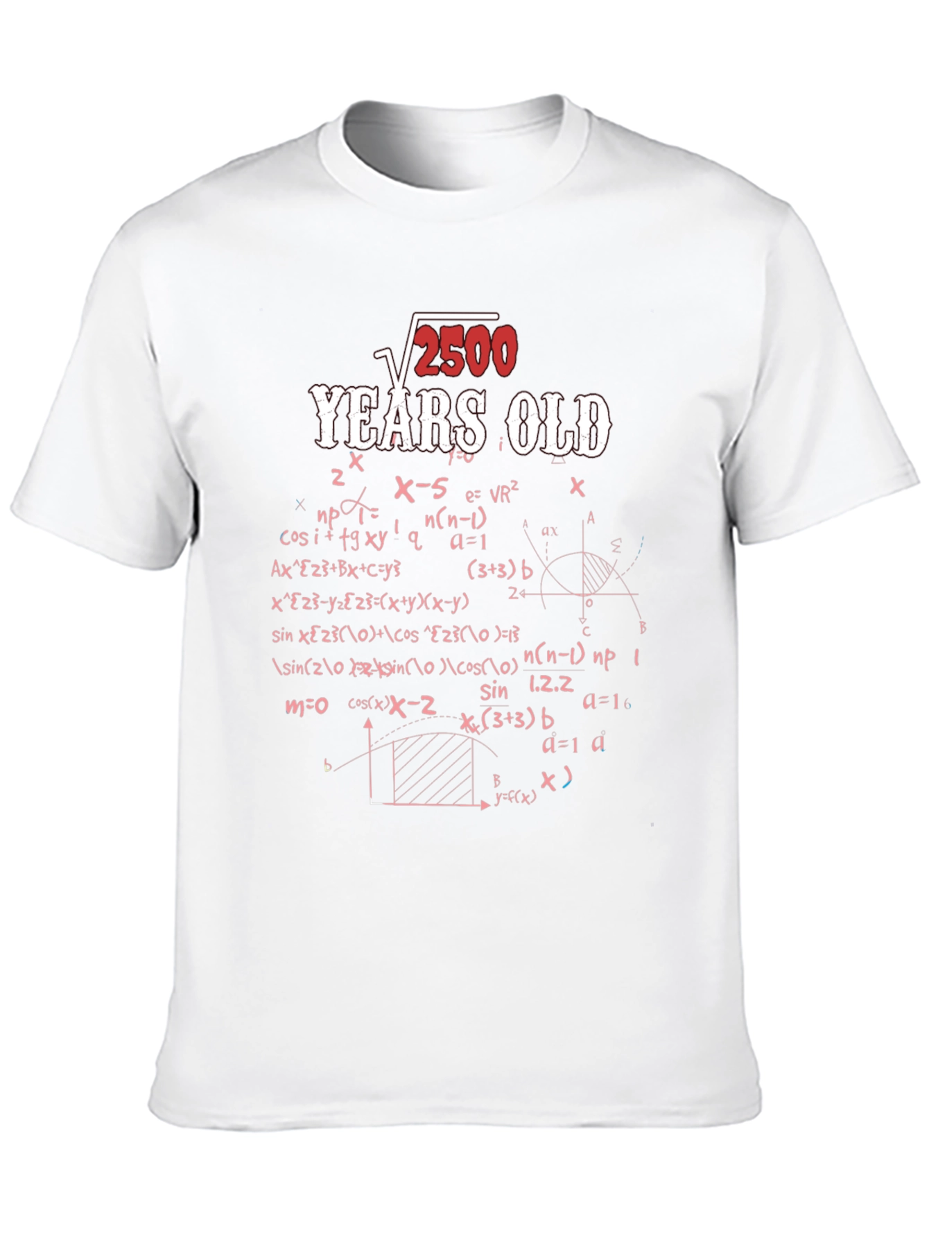 50th Birthday Math Formula T-Shirt - Funny Gift