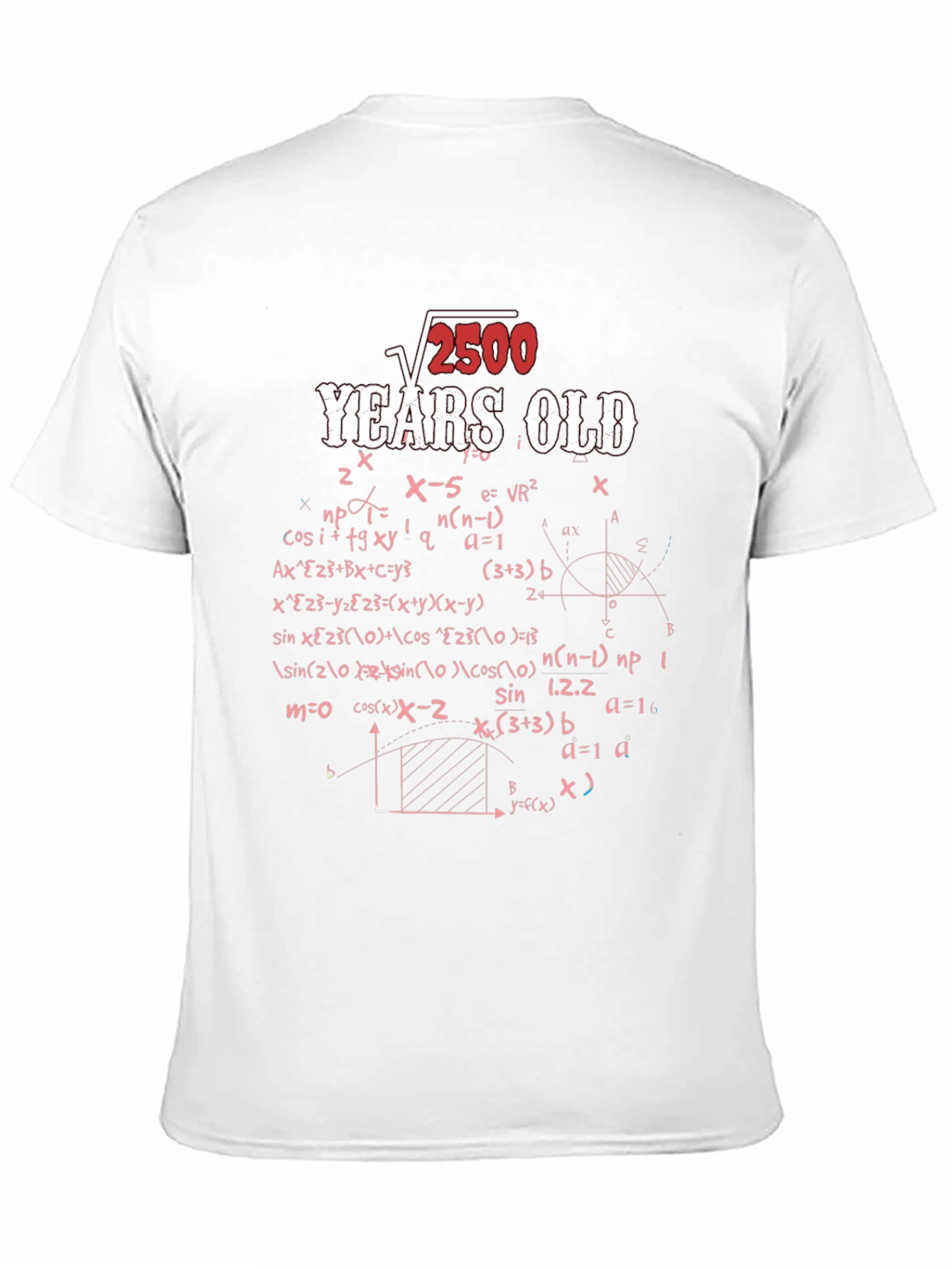 50th Birthday Math Formula T-Shirt - Funny Gift