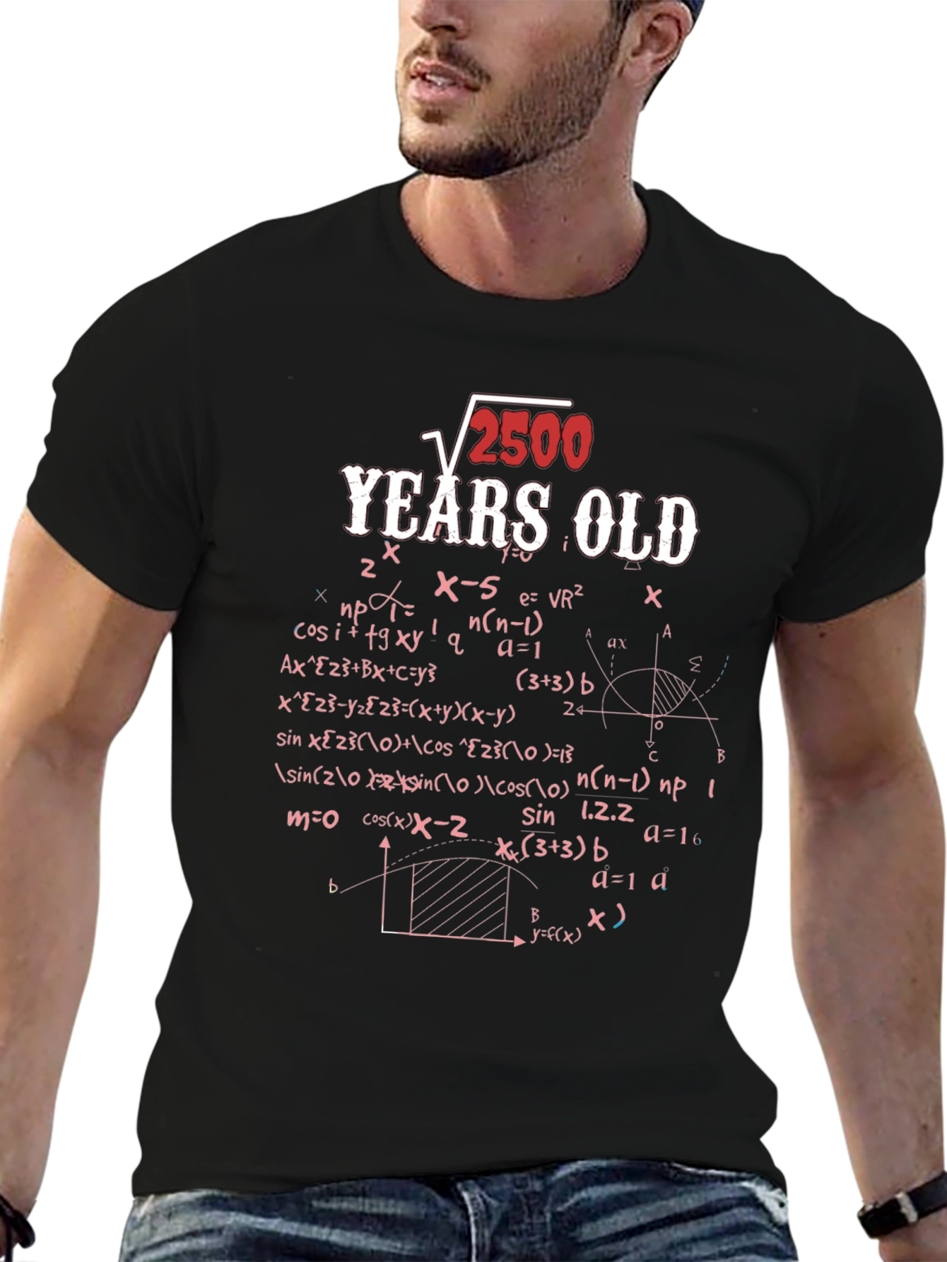 50th Birthday Math Formula T-Shirt - Funny Gift