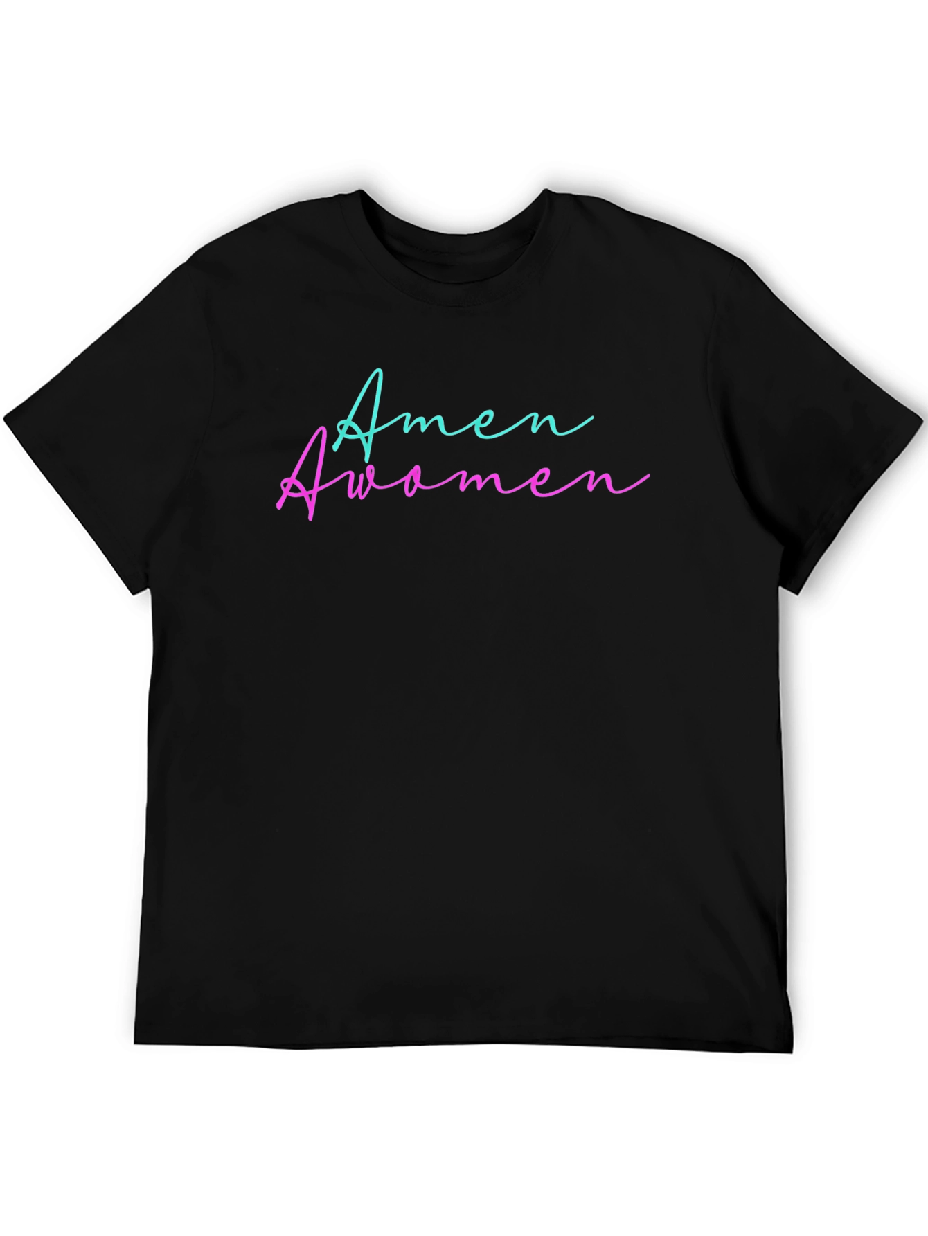 Amen Awomen Graphic Tee - Black