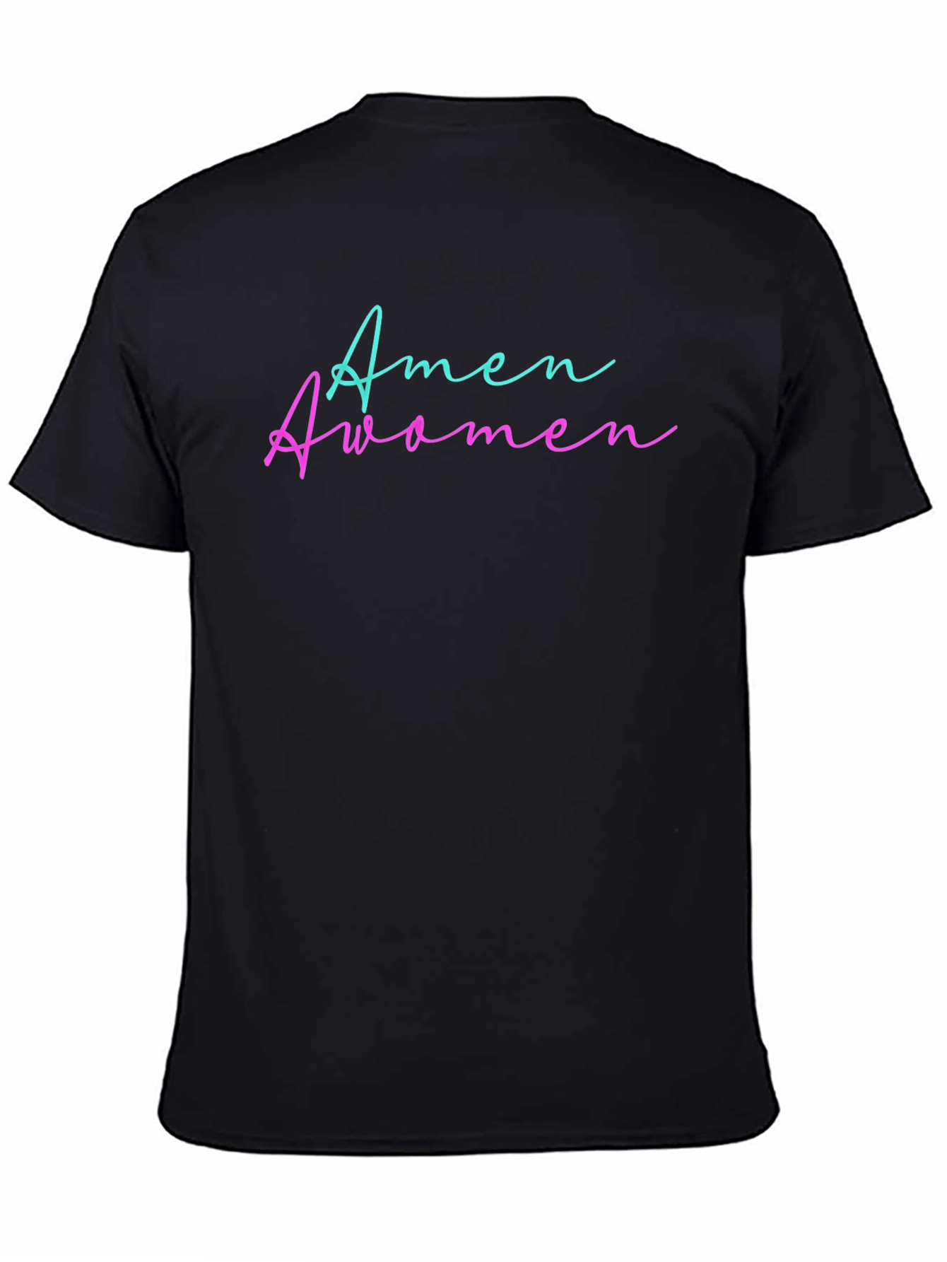 Amen Awomen Graphic Tee - Black