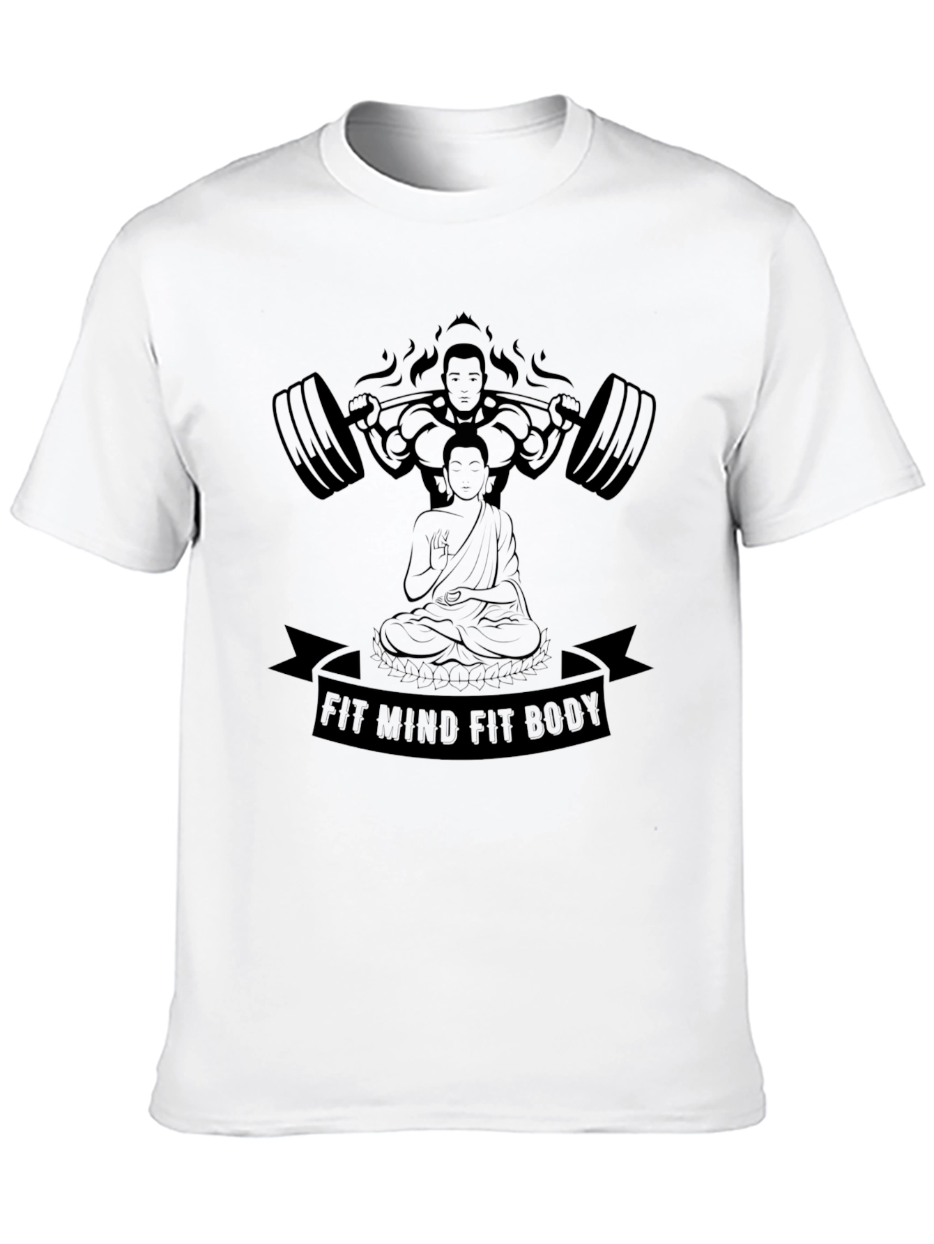 Fit Mind Fit Body Graphic T-Shirt