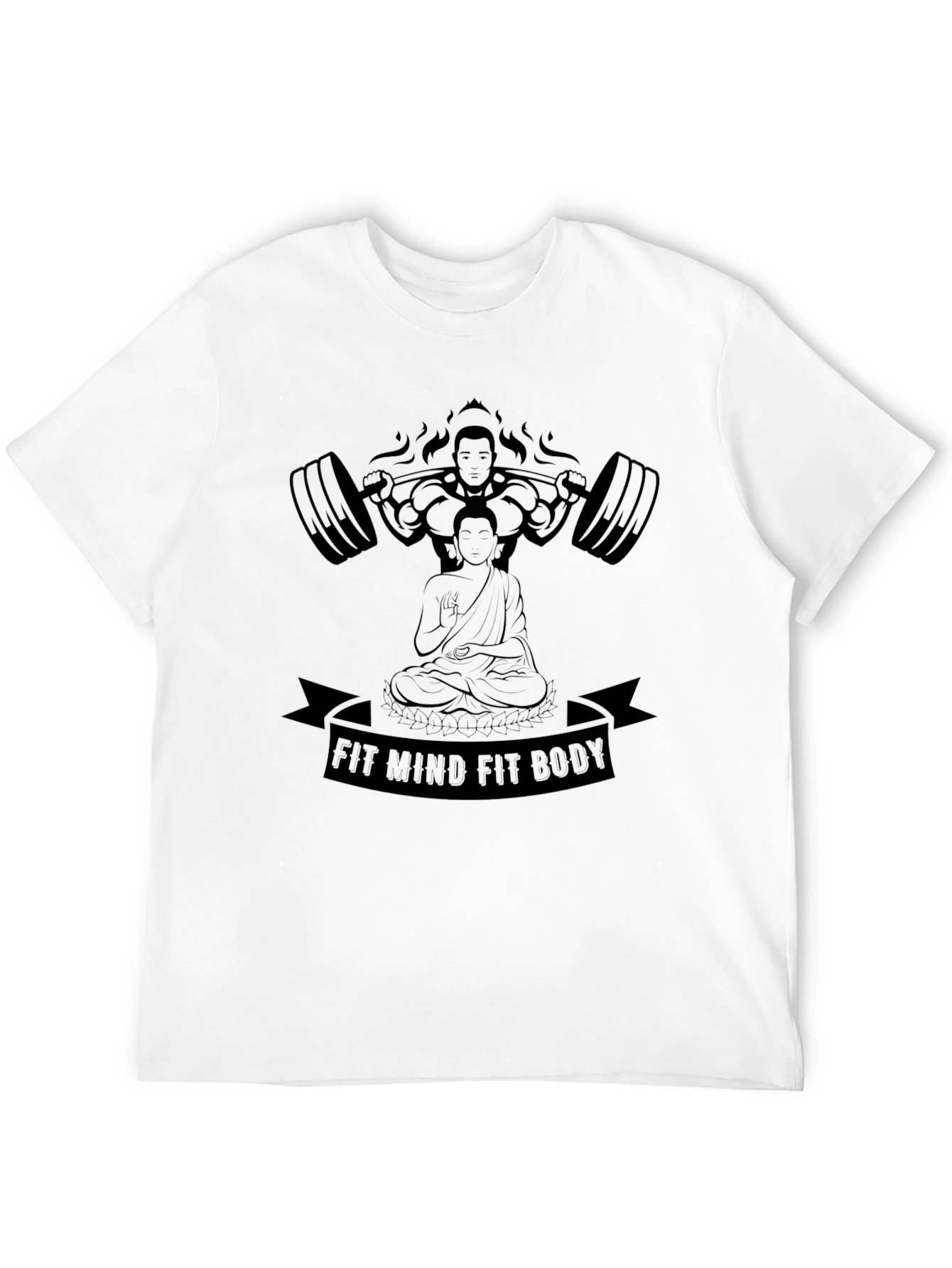 Fit Mind Fit Body Graphic T-Shirt