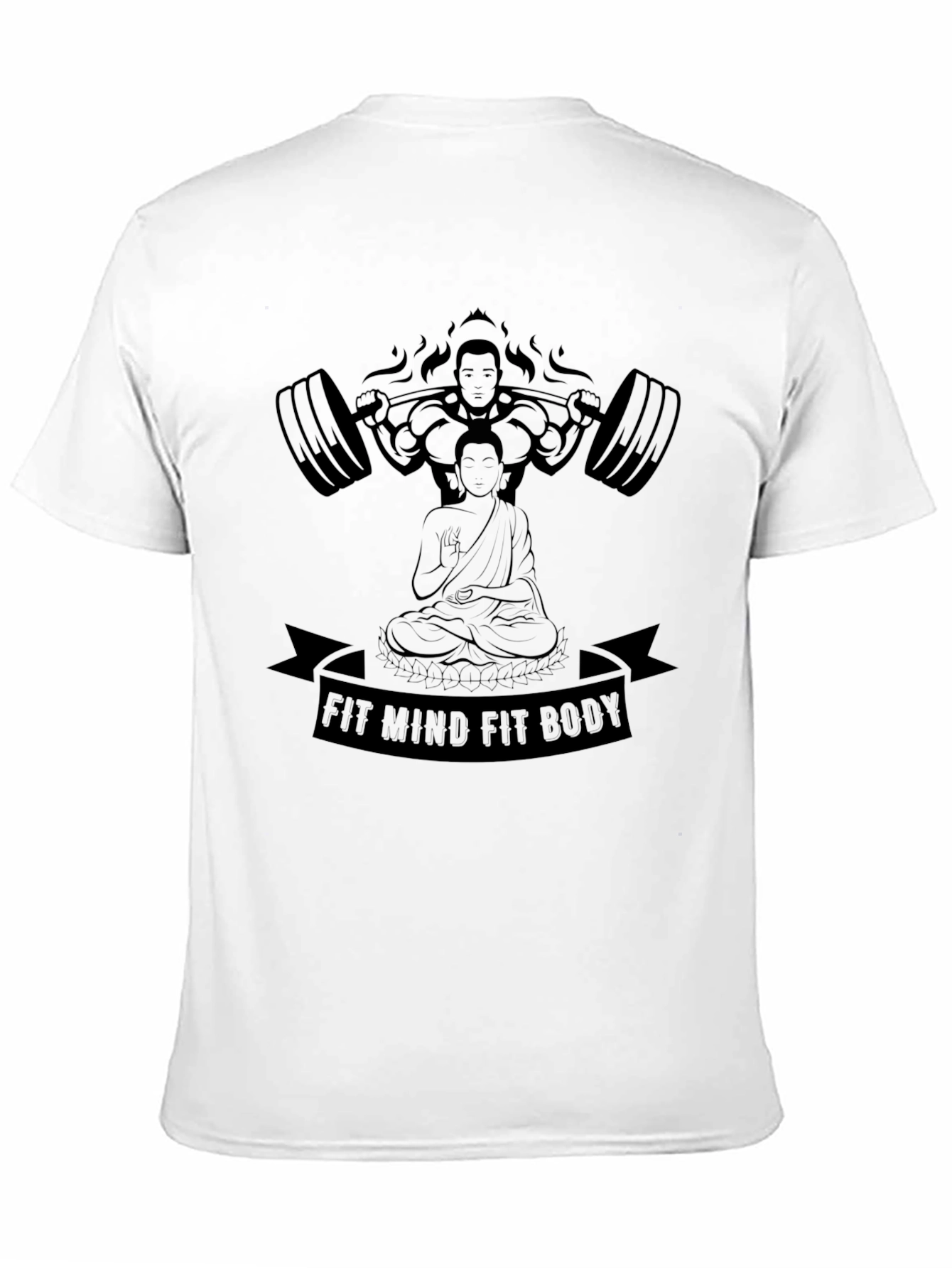 Fit Mind Fit Body Graphic T-Shirt