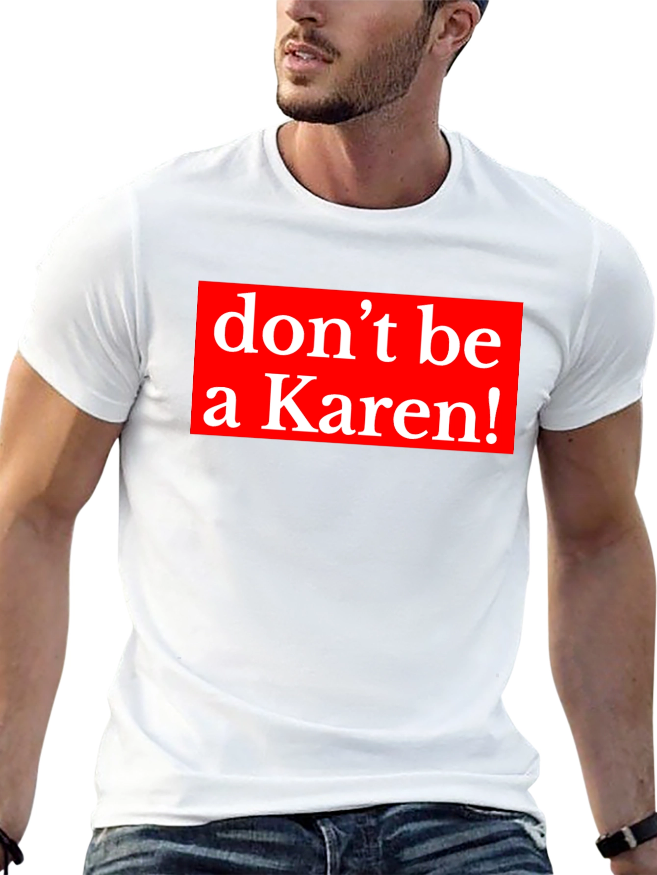 Dont be a Karen! Graphic Tee - Black