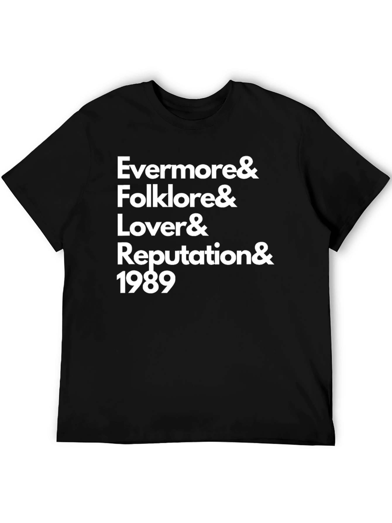 Taylor Swift Albums Graphic Tee - Black