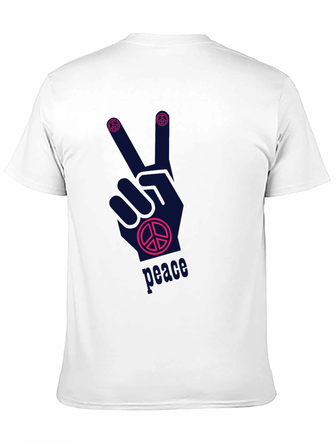 Peace Sign Graphic T-Shirt - Relaxed Fit