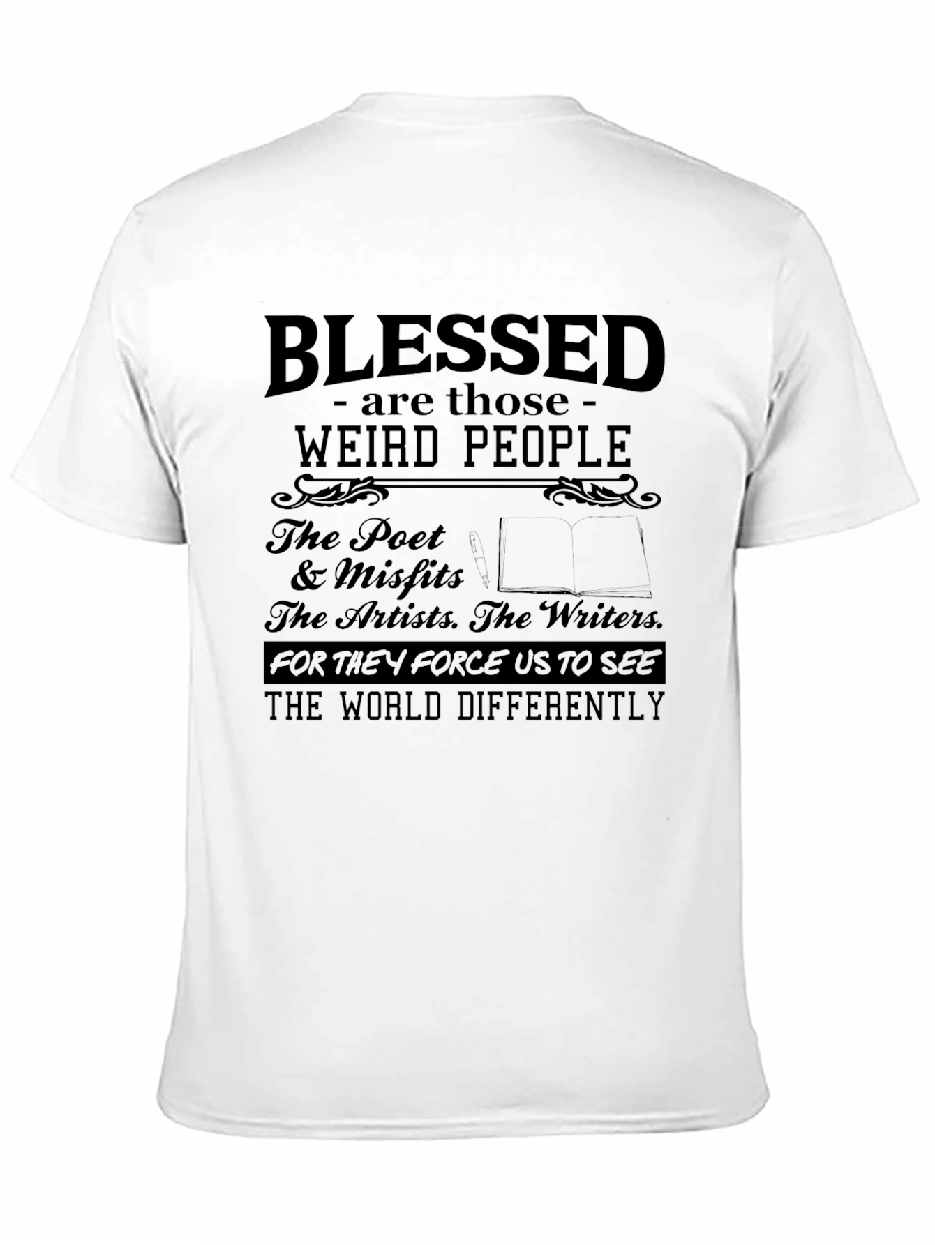 Blessed Weird People Graphic T-Shirt