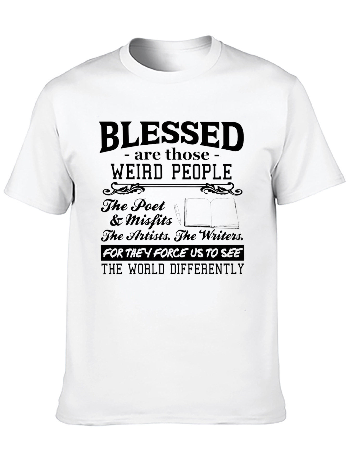Blessed Weird People Graphic T-Shirt